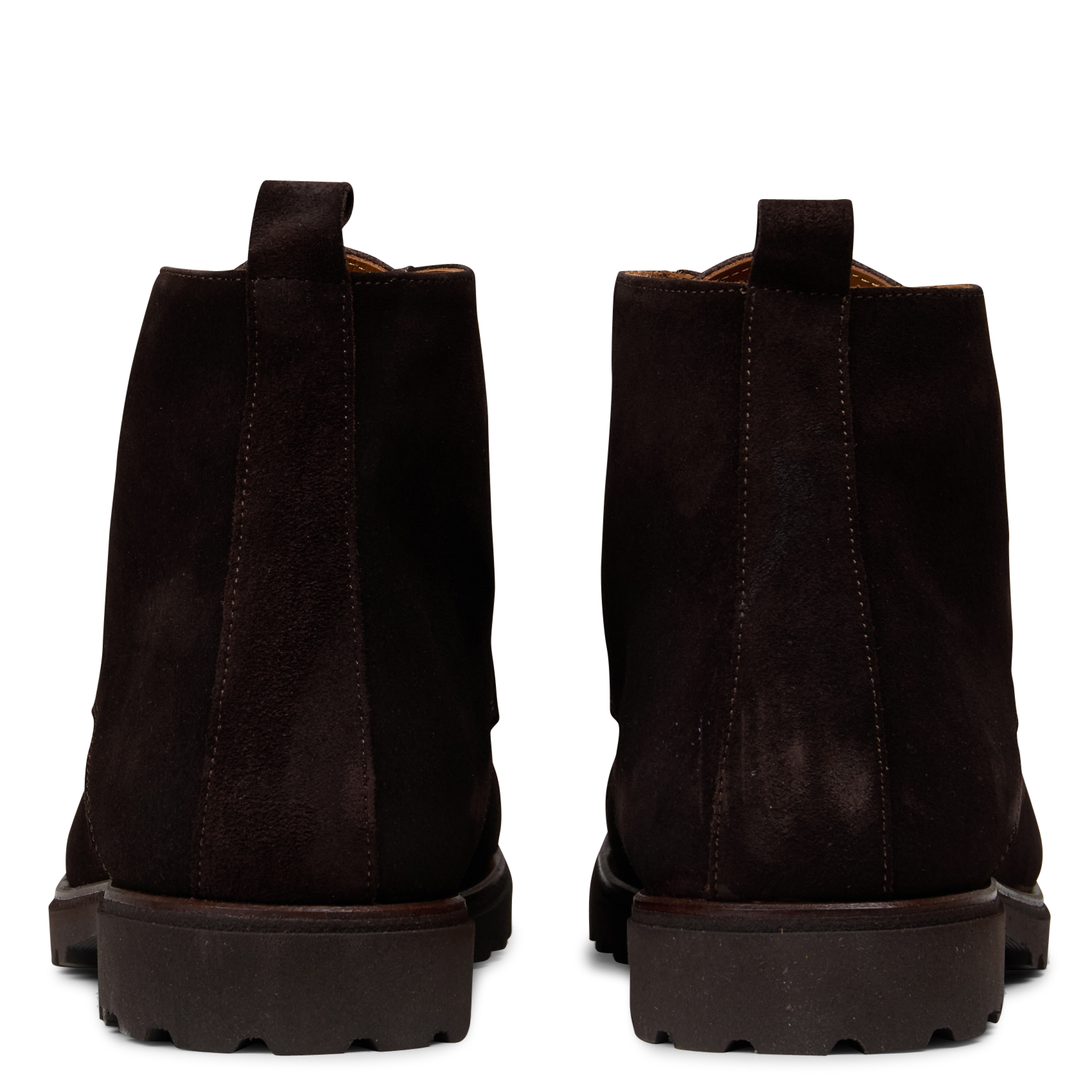Boots à lacets en cuir HACKETT Marron
