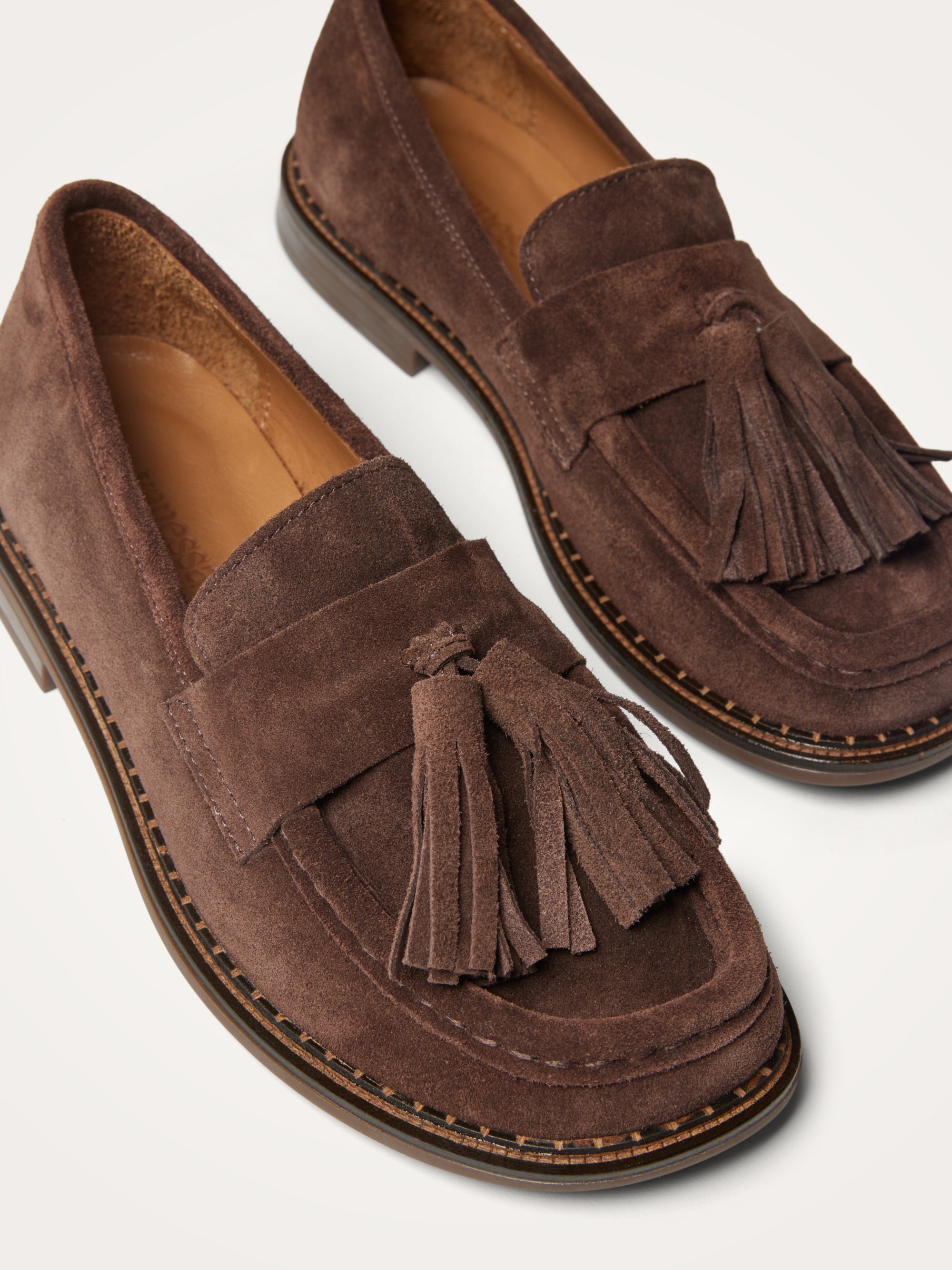 Loafers with flat heel VANESSA WU Brown