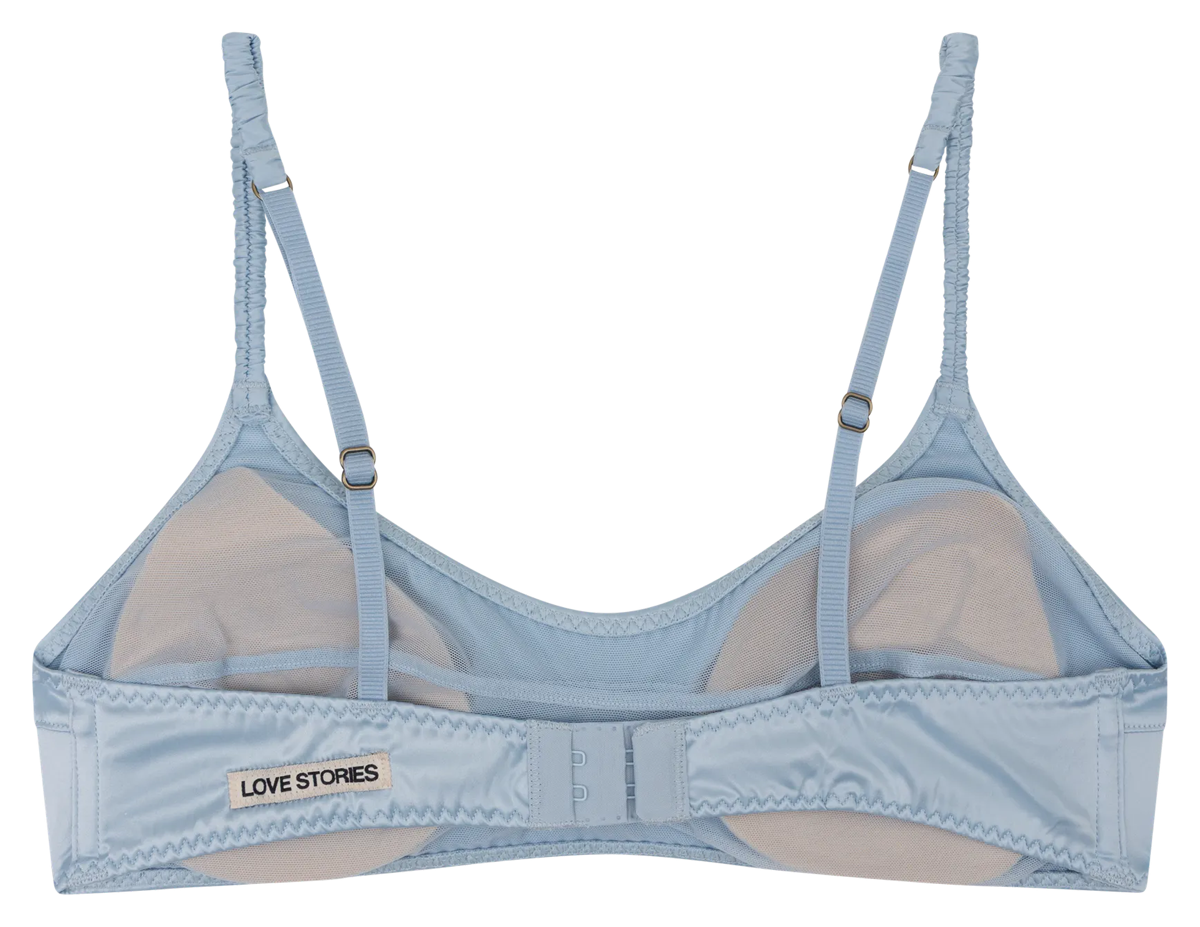 Bralette rembourrée unie LOVE STORIES Bleu
