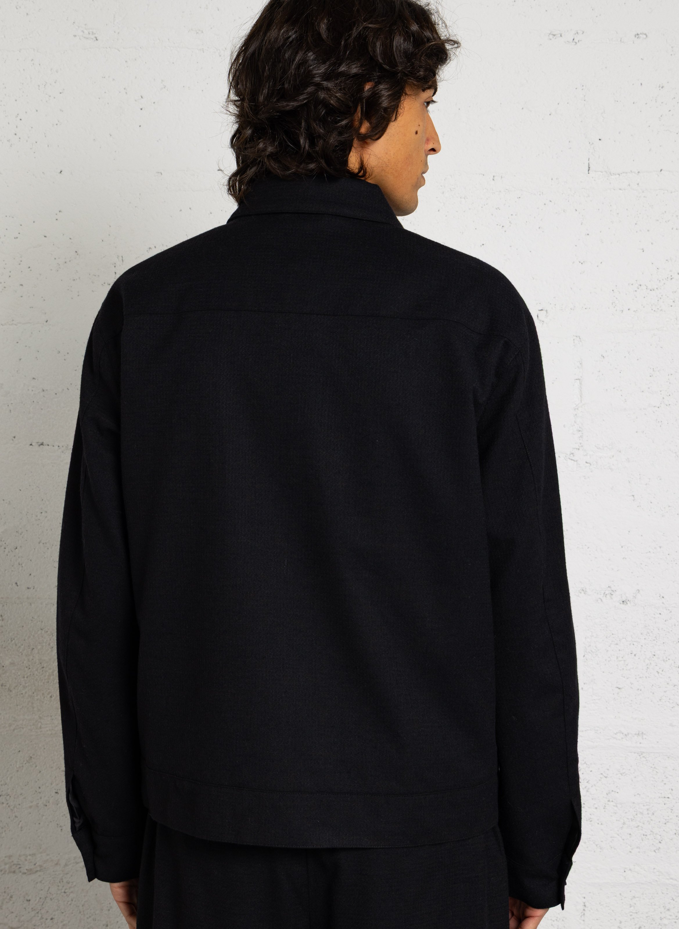 Straight-cut jacket with classic collar CASUAL FRIDAY Blue
