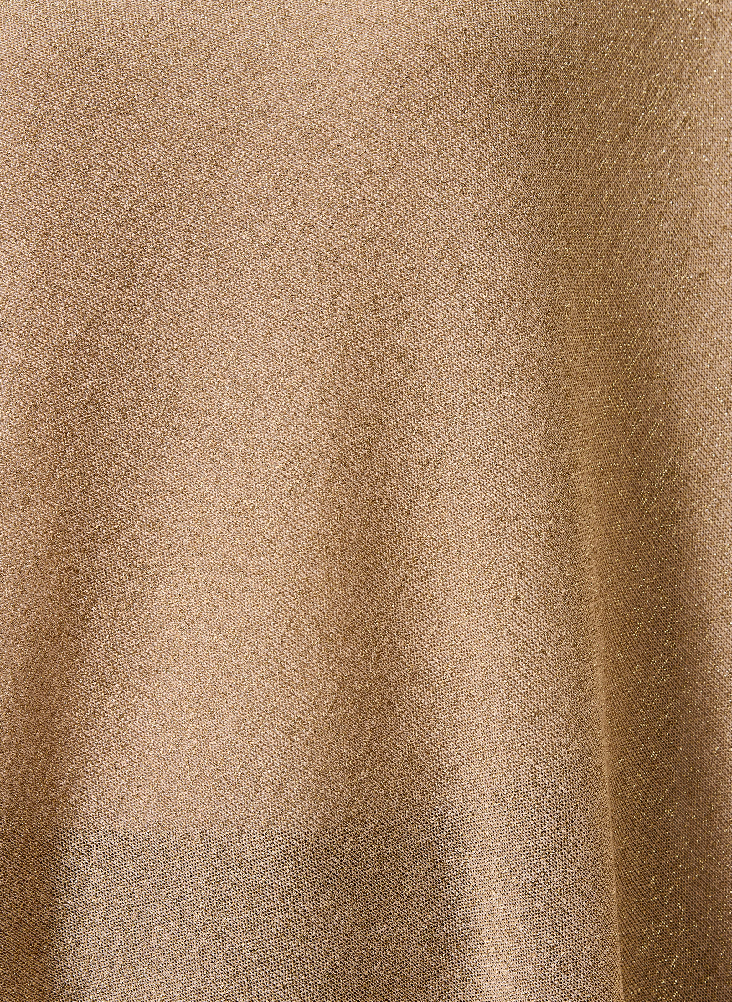 Iridescent poncho LA FEE MARABOUTEE Golden