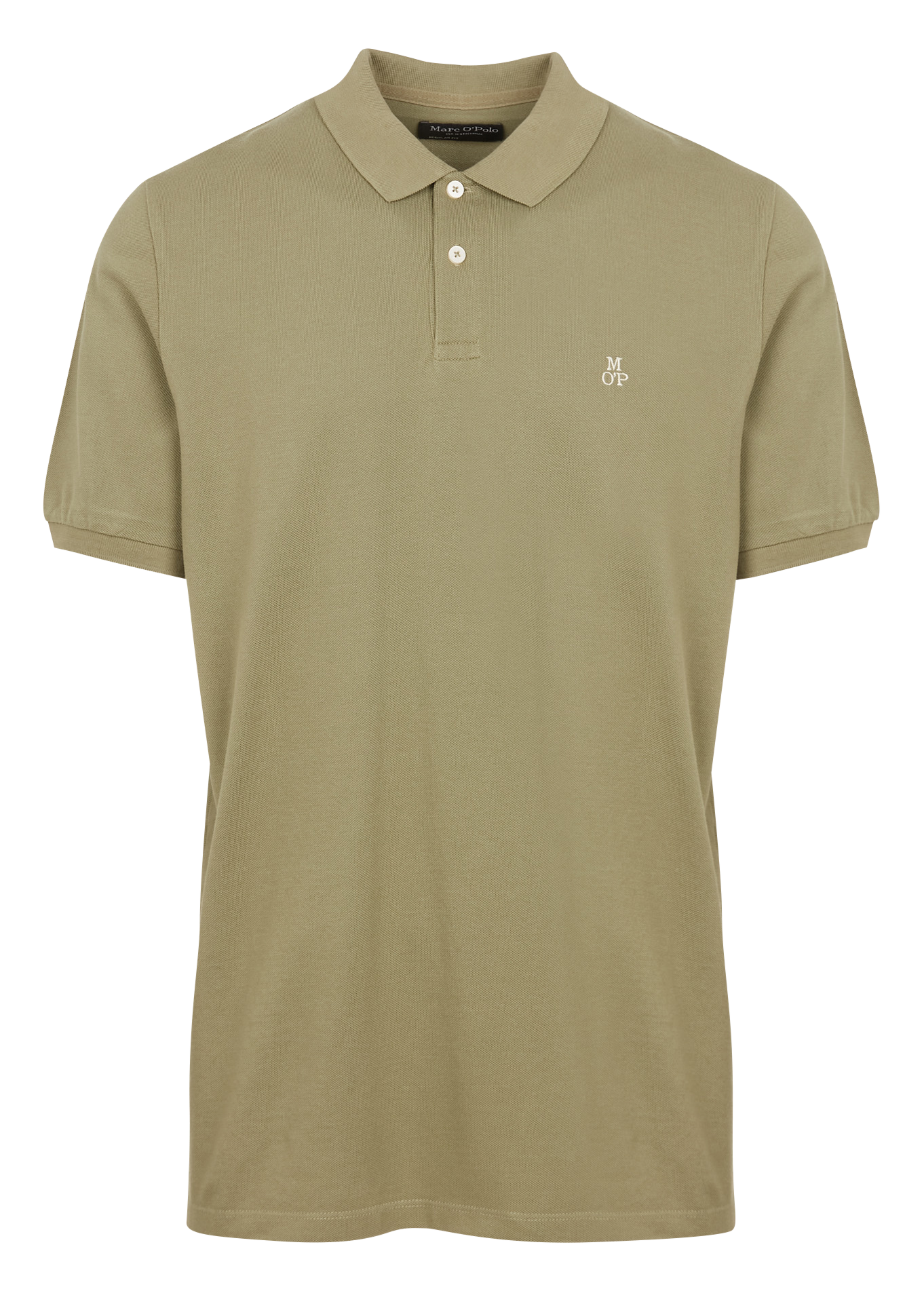 Regular-fit, katoenen polo MARC O'POLO Groen