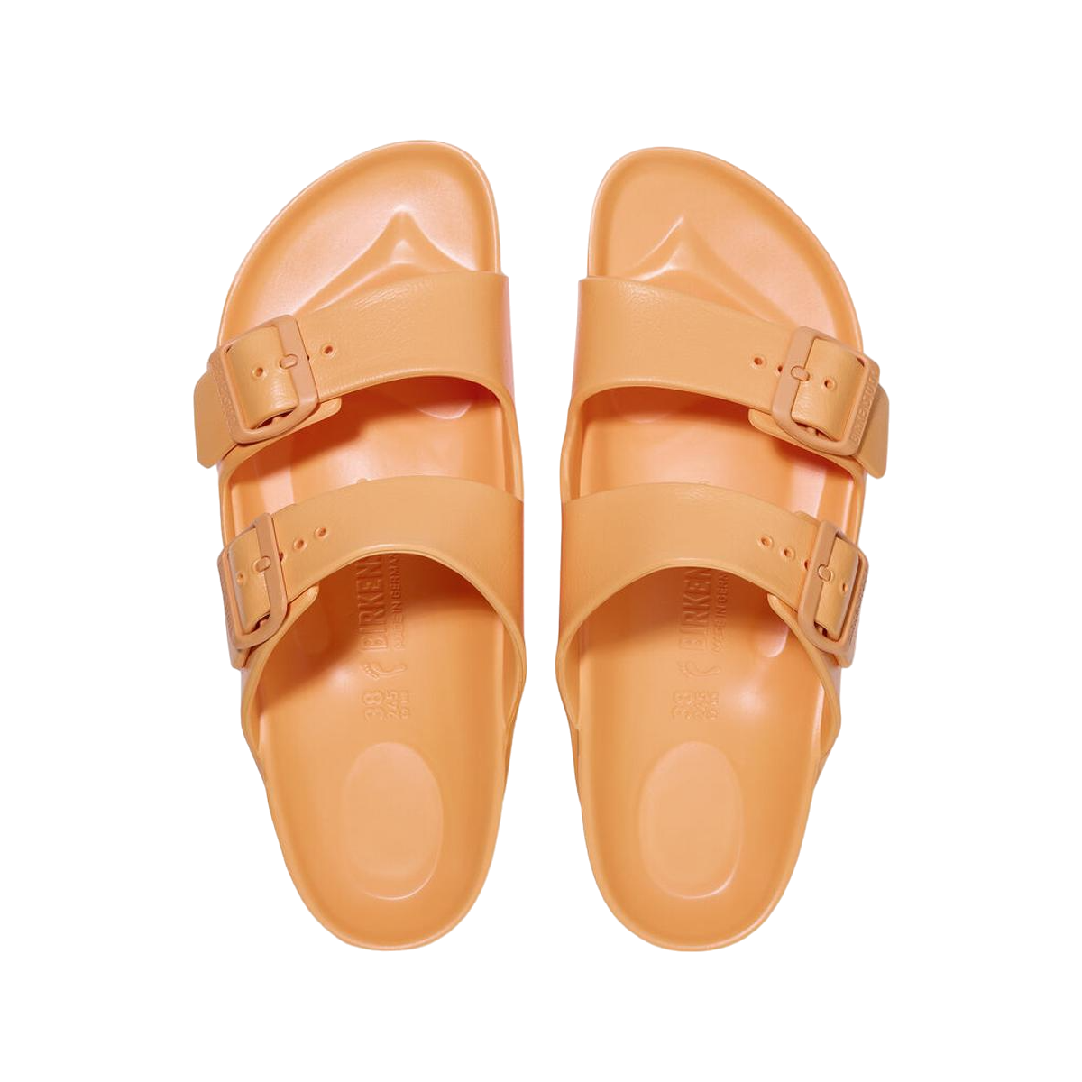 Faux leather sandals Orange