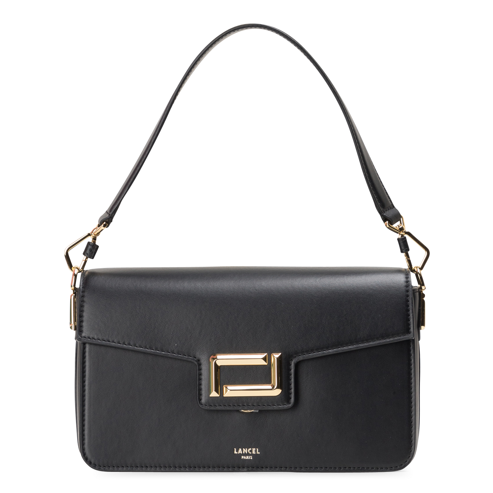 Sac bandoulière à rabat en cuir  LANCEL