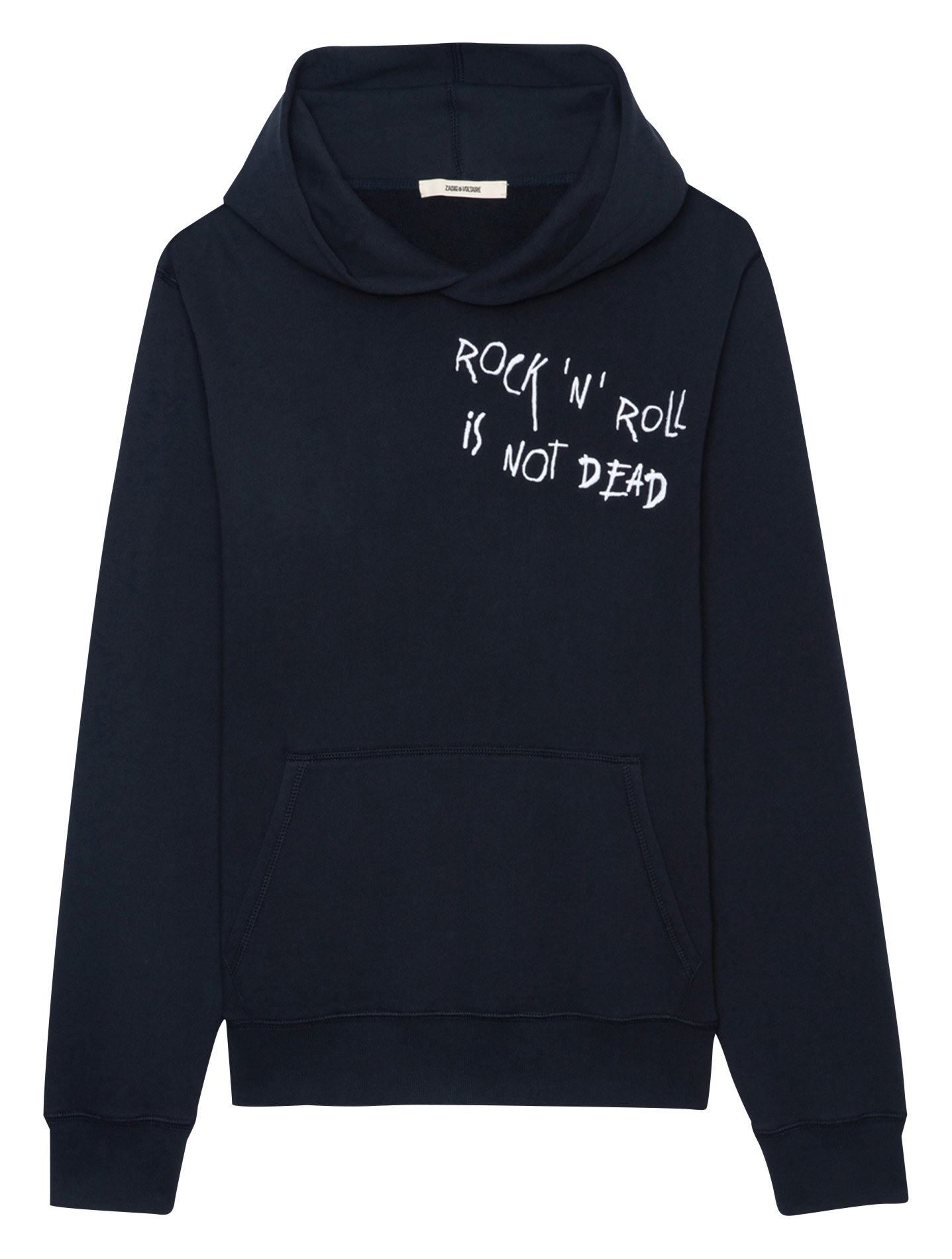 Sweat droit en coton bio ZADIG&amp;VOLTAIRE Bleu