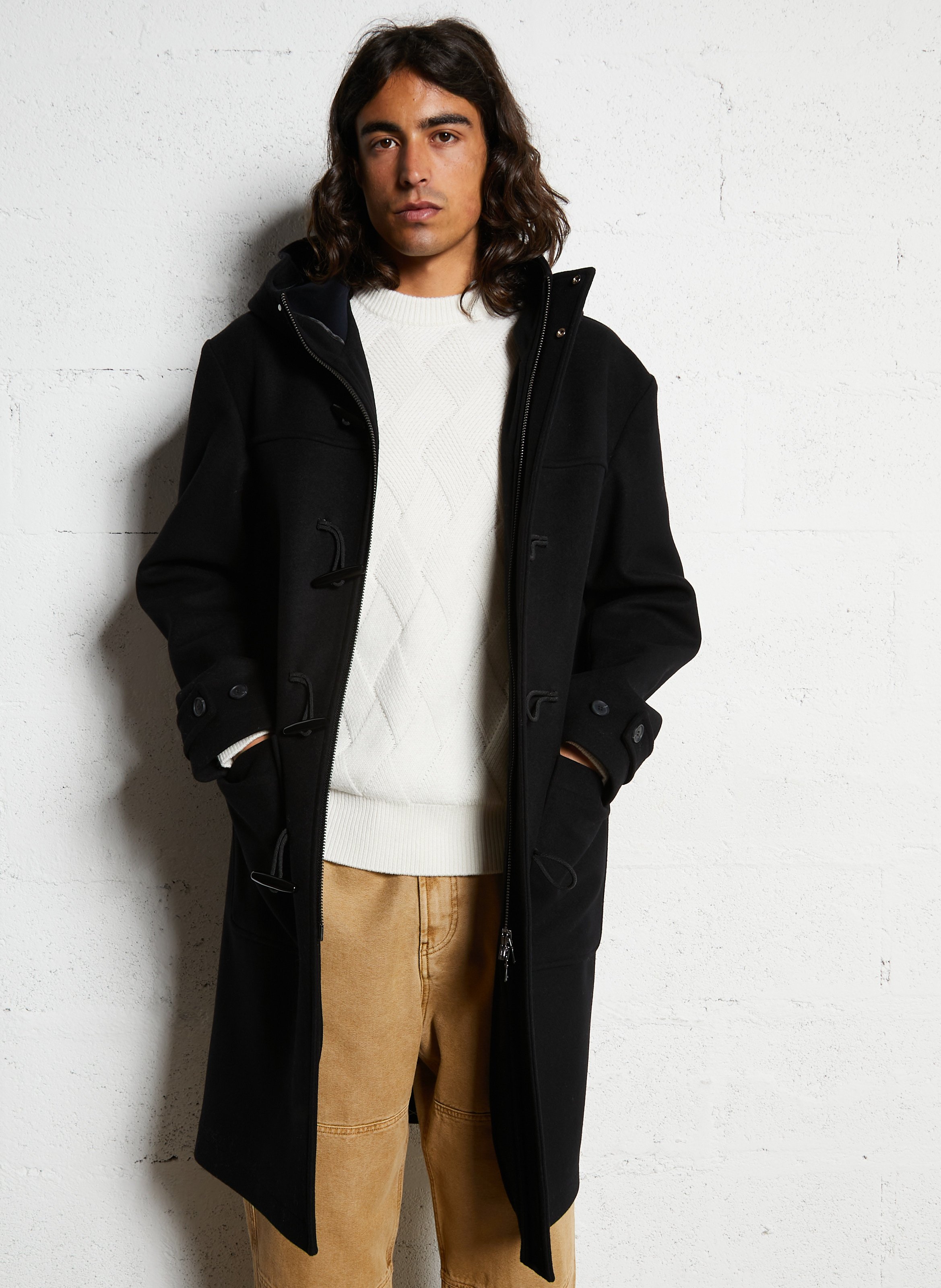 Mantel mit Stehkragen IKKS Schwarz