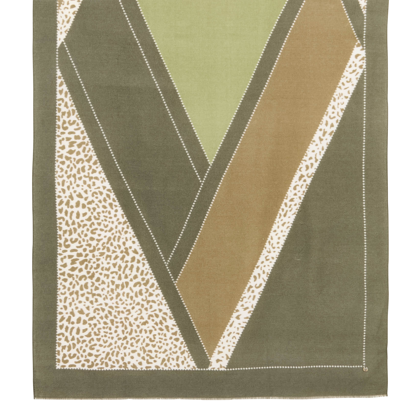 Echarpe imprimée ONE STEP Kaki