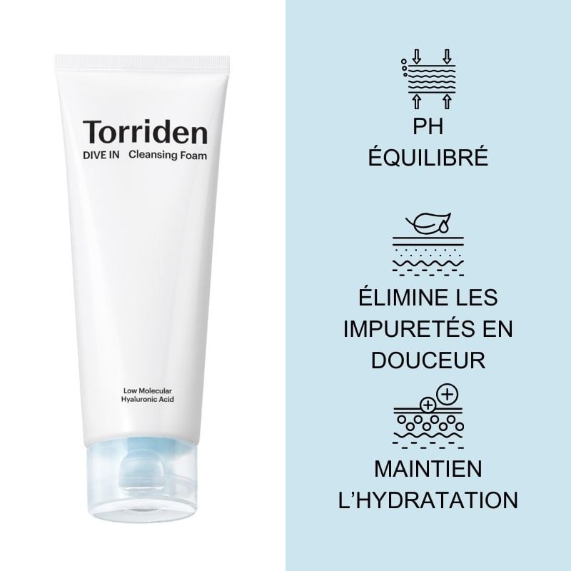 DIVE IN - MOUSSE NETTOYANTE A L’ACIDE HYALURONIQUE TORRIDEN No color