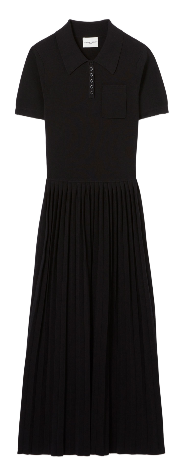 Short floral print dress CLAUDIE PIERLOT Black