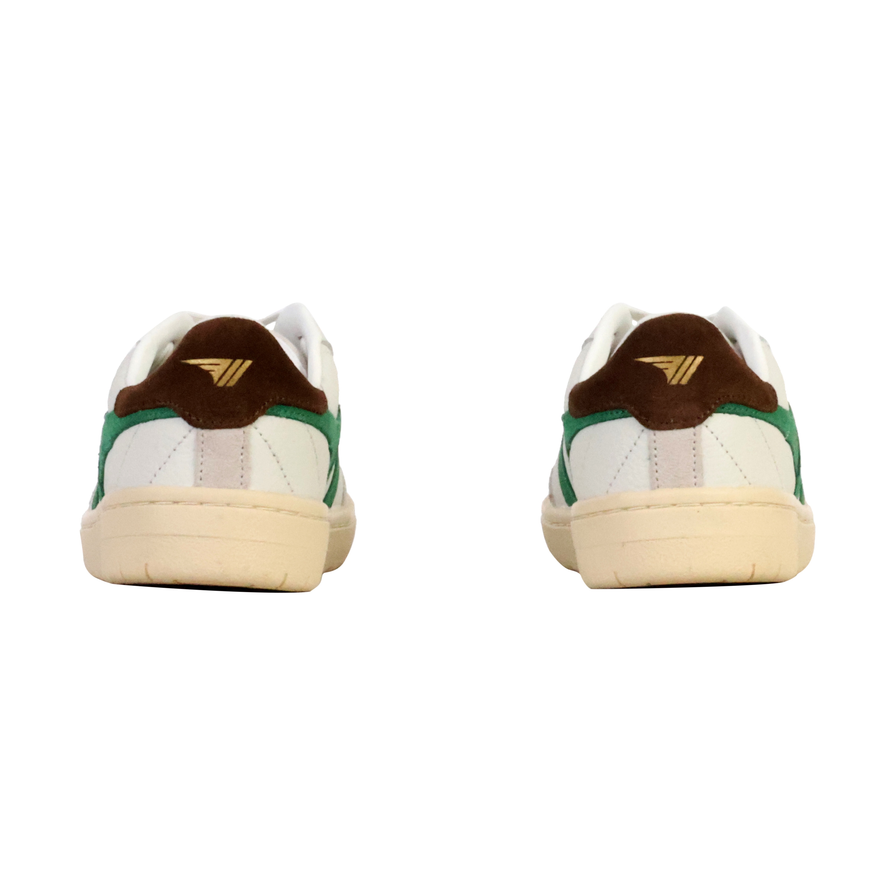 Leather platform sneakers Falcon GOLA Green