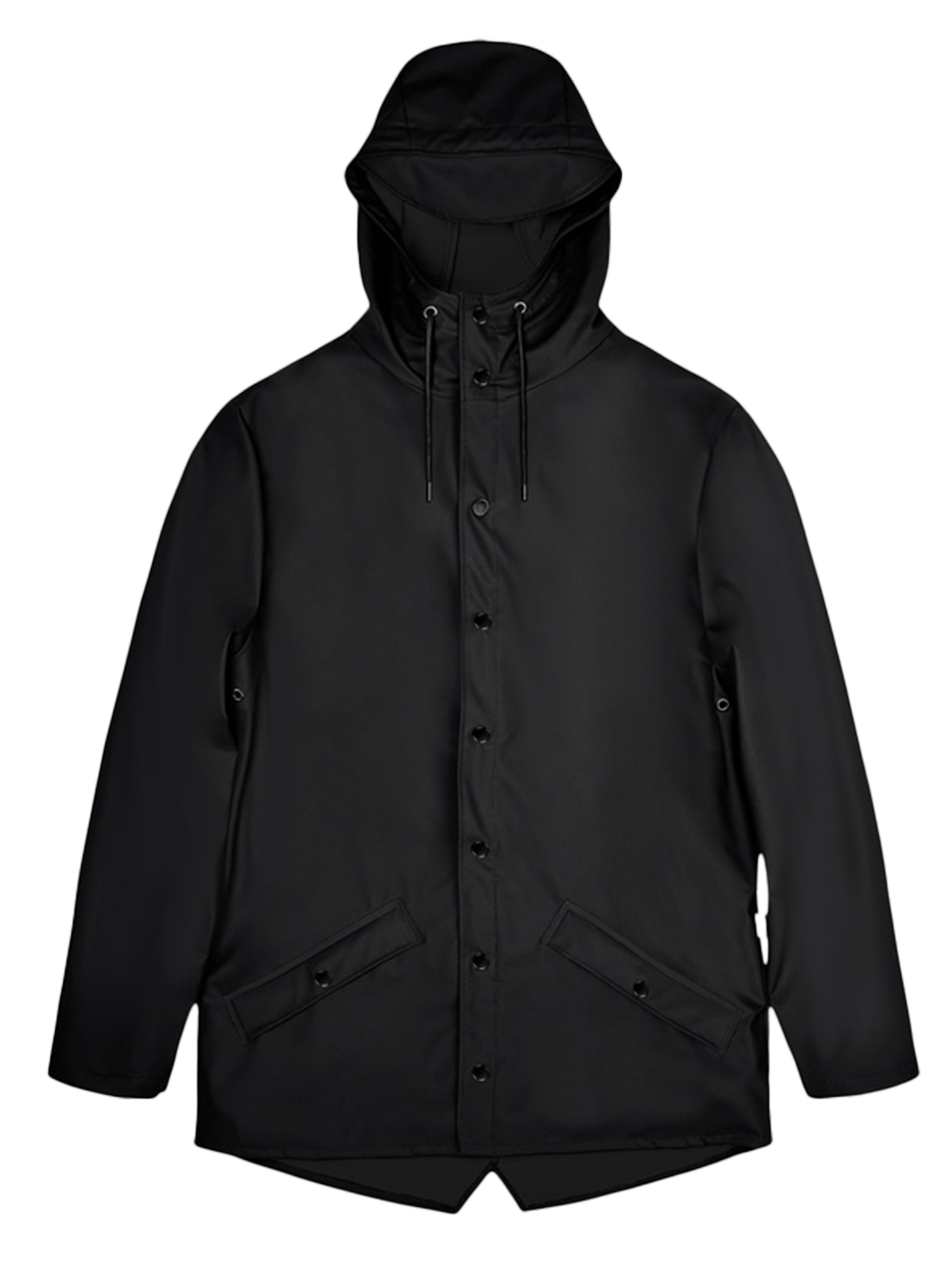 Coupe-vent à capuche RAINS Noir