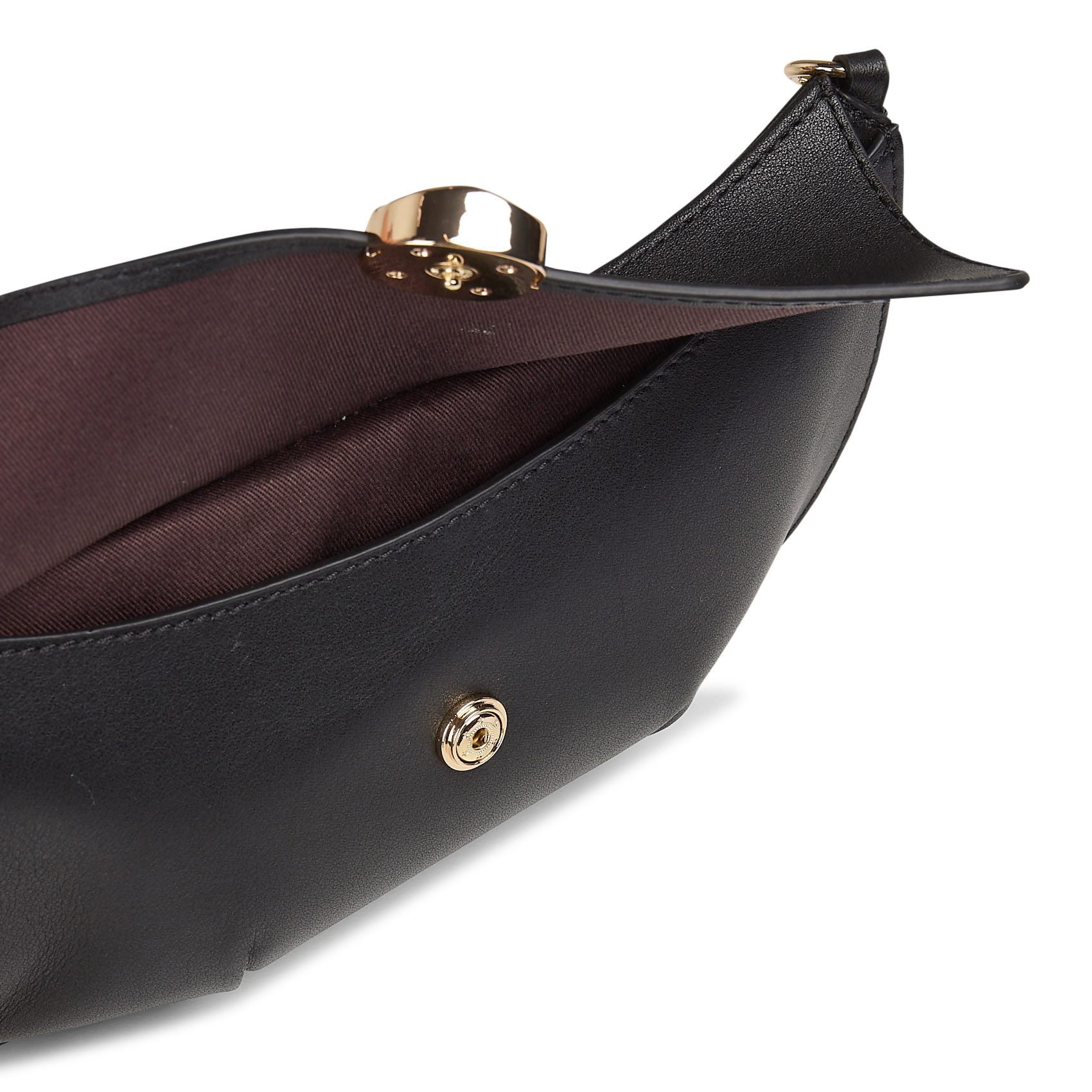 Sac bandoulière en cuir CLAUDIE PIERLOT Noir