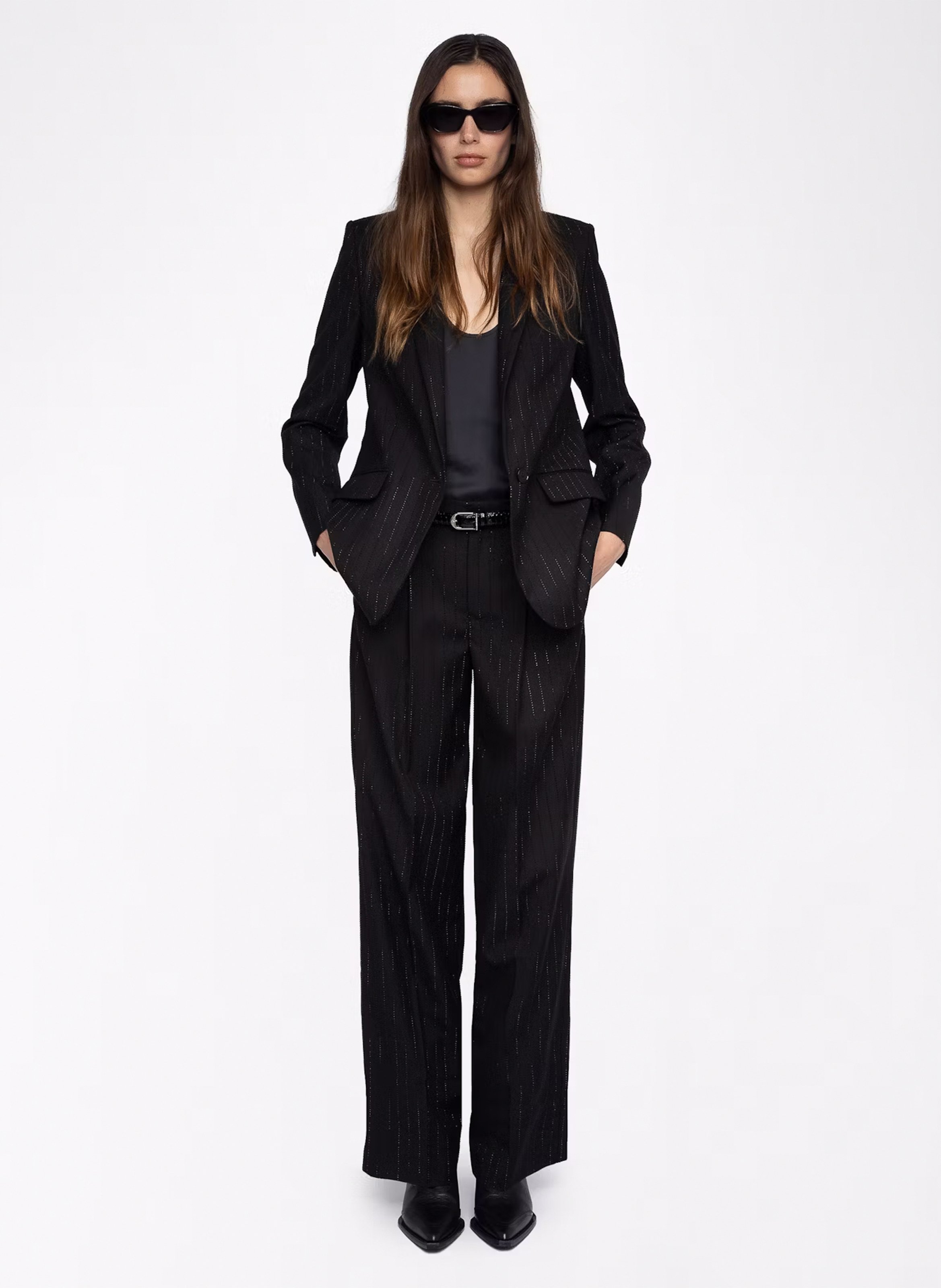 Veste tailleur pailettée ZADIG&VOLTAIRE Noir