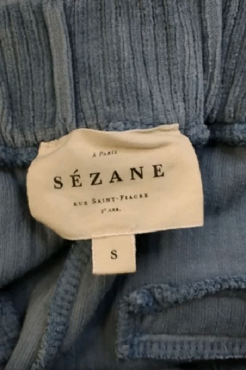 Carrot trousers SEZANE - Seconde main Blue