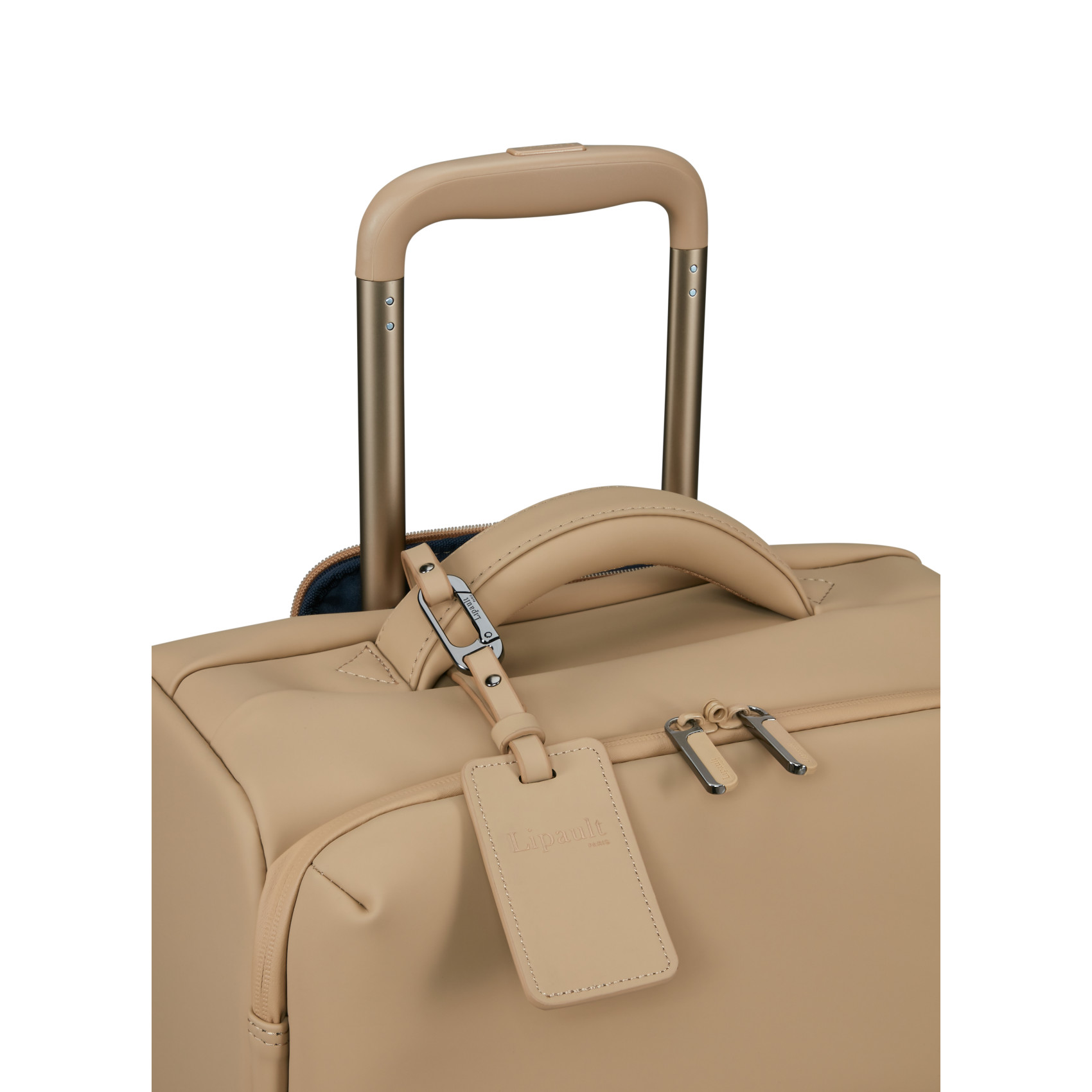 Lost in Berlin 4-wheel carry-on suitcase size S LIPAULT Beige