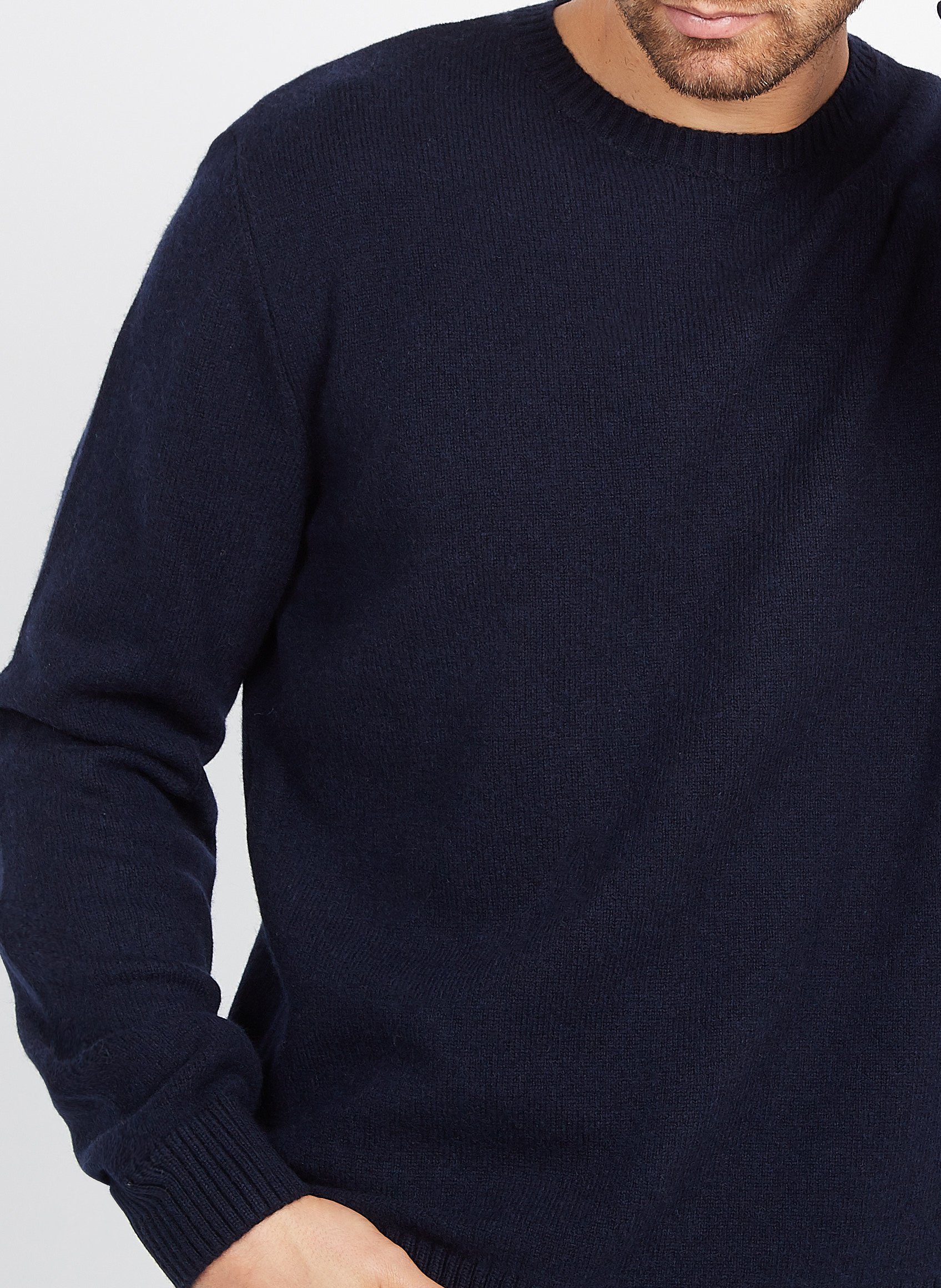 Rundhalspullover aus Merinowolle, Regular Fit COLORFUL STANDARD Blau