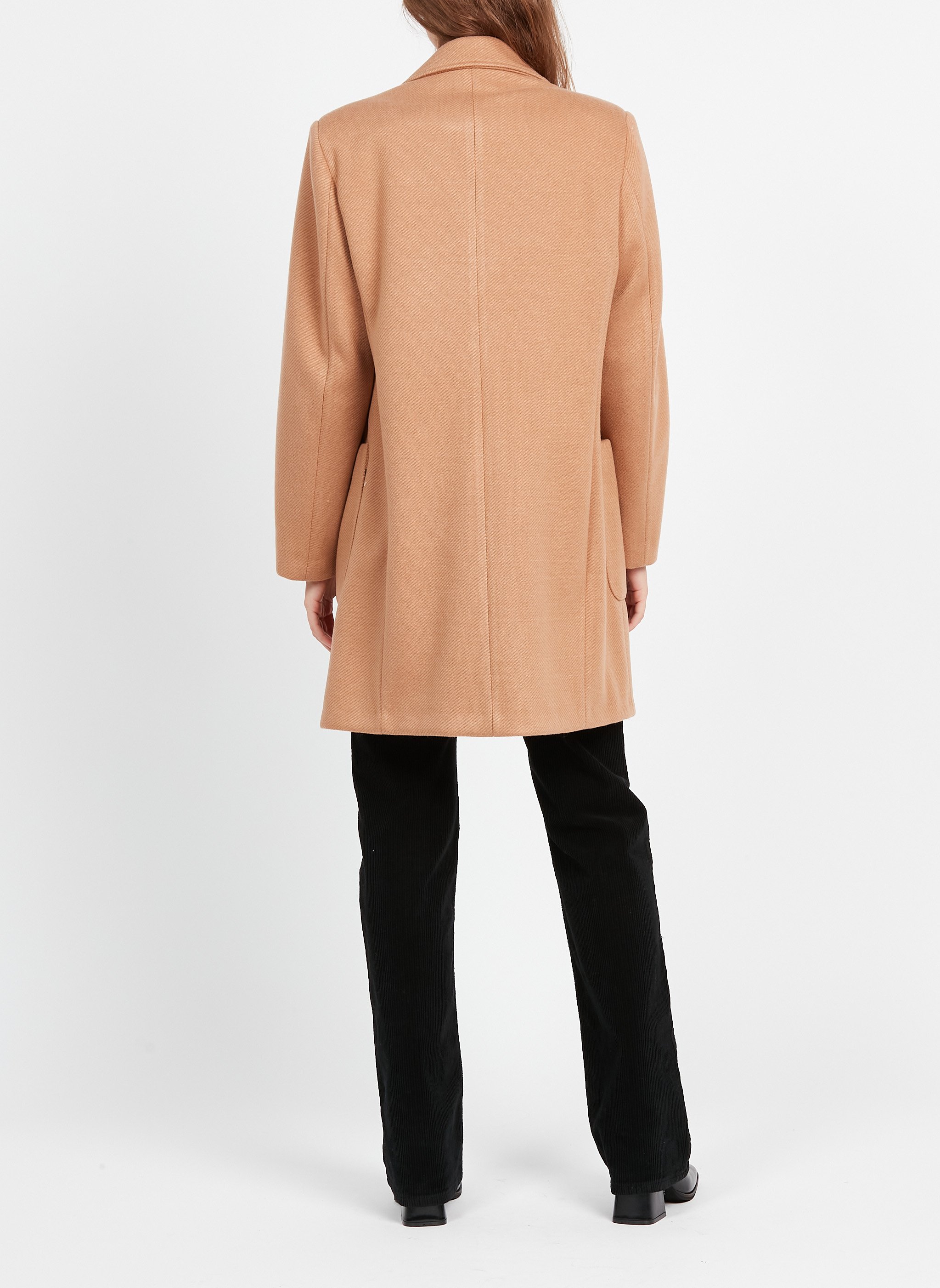 Jas met reverskraag PLEASE Bruin