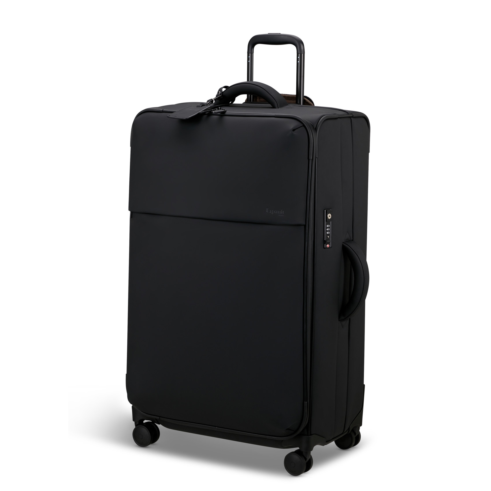 Lost in Berlin XL 4-Wheel Suitcase LIPAULT Black