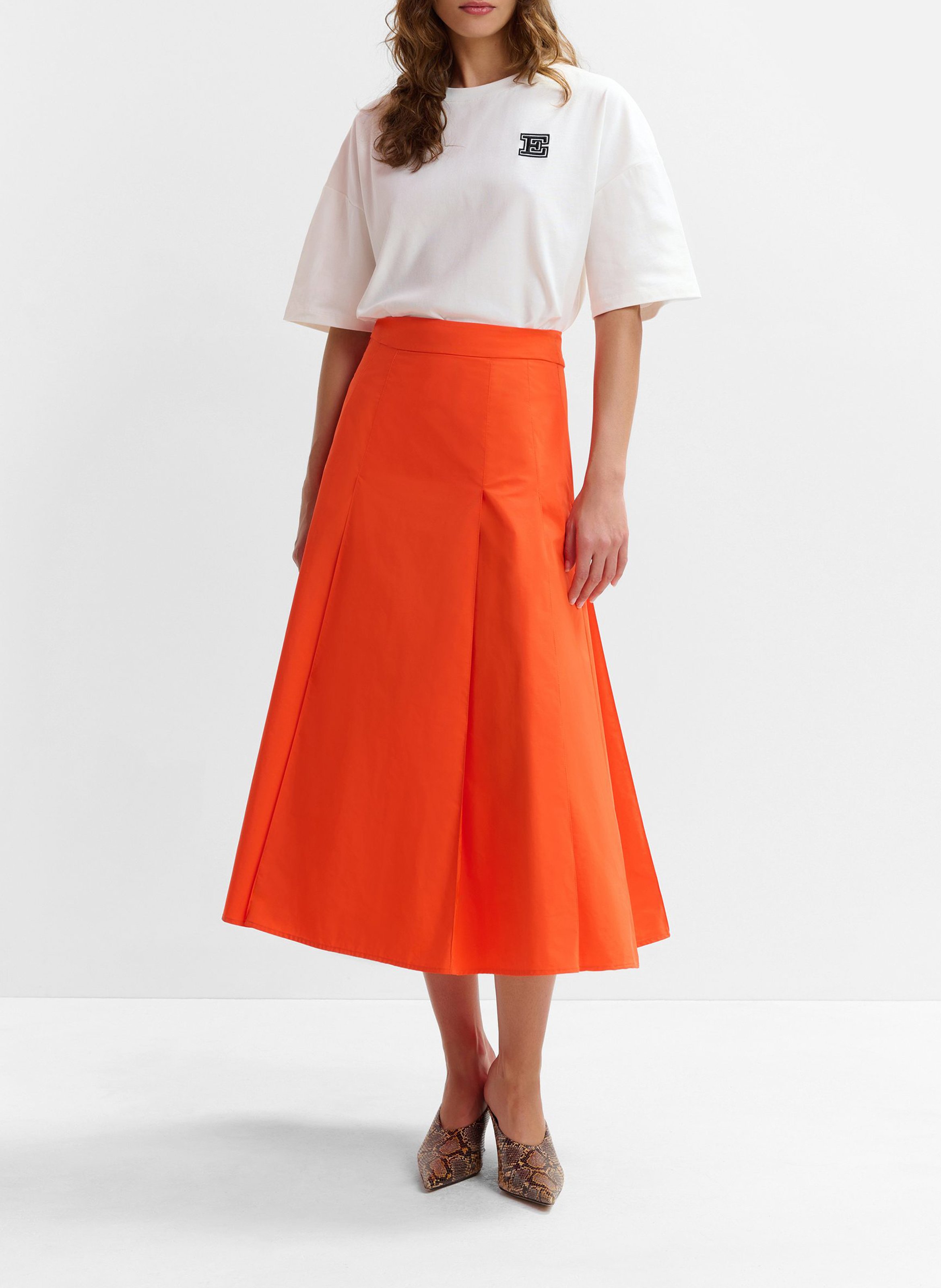 Jupe midi trapèze ESSENTIEL ANTWERP Violet