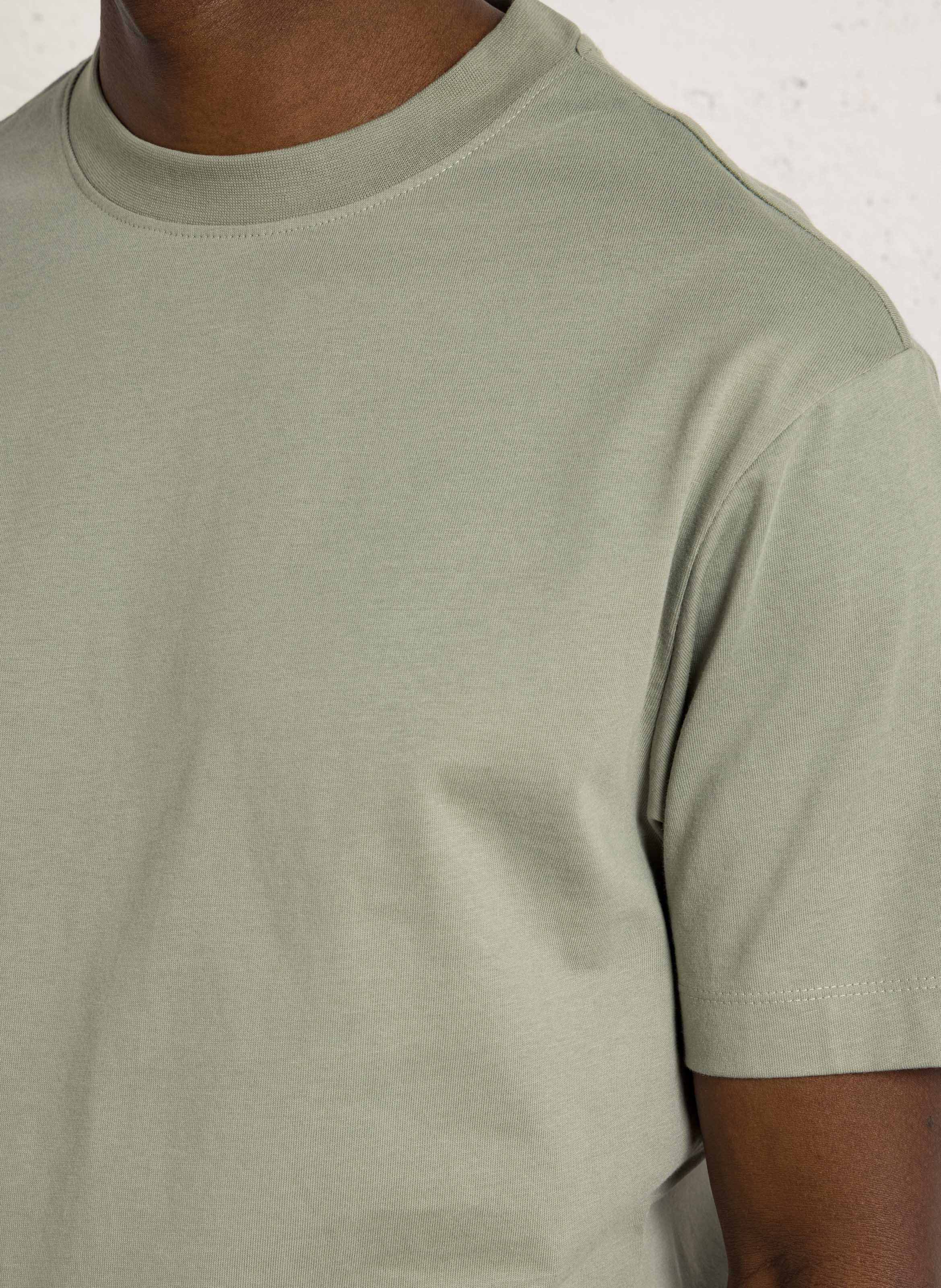 Tee-shirt oversize col rond en coton biologique MINIMUM Vert