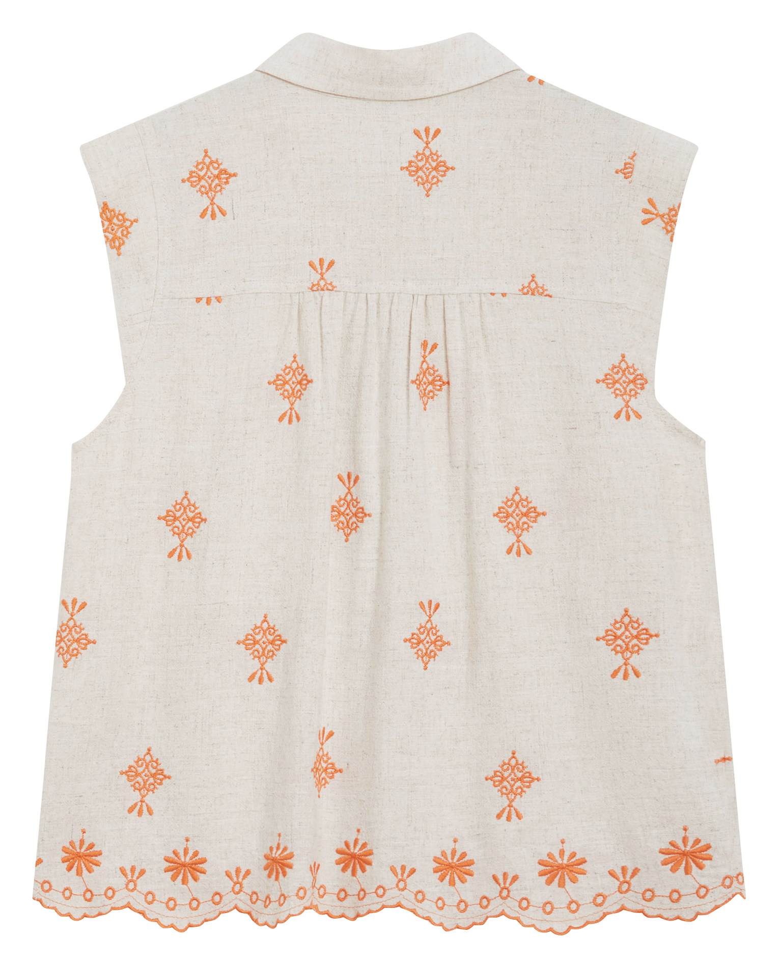 Blouse col classique  GRACE ET MILA Orange