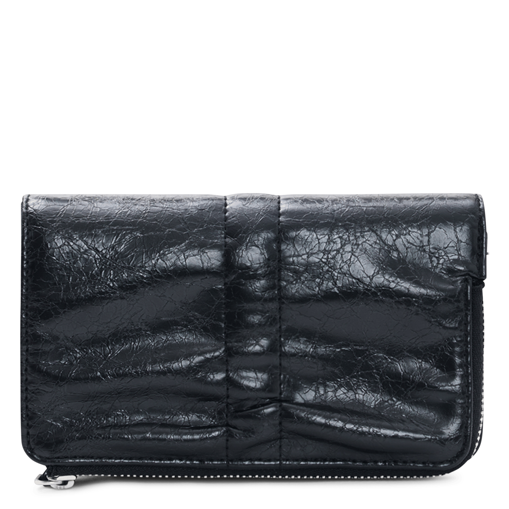 Shiny coin purse DESIGUAL Black
