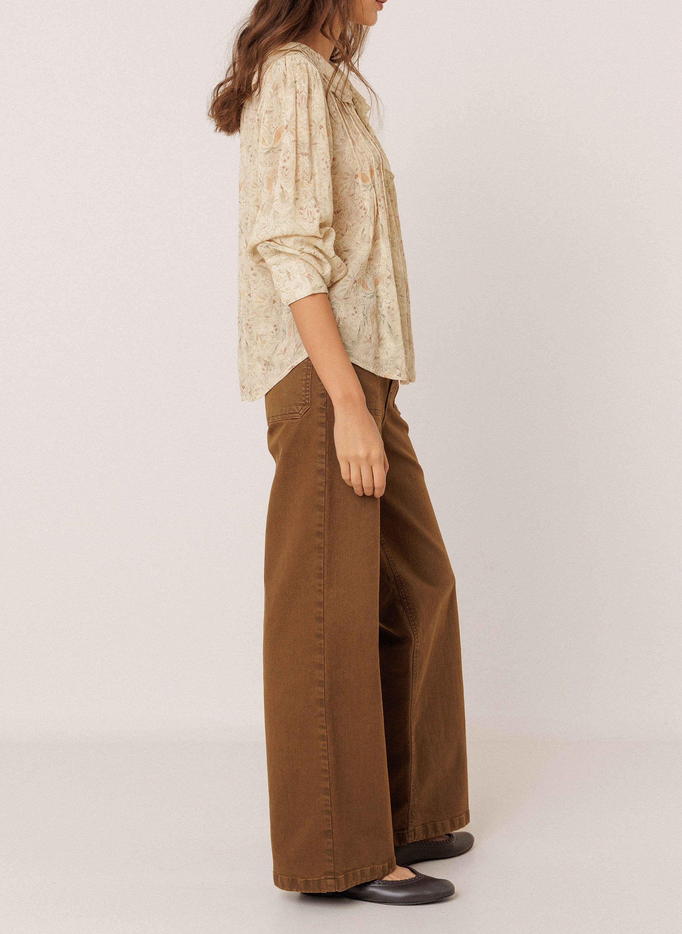 Loose-fit printed shirt INDI & COLD Multicolored