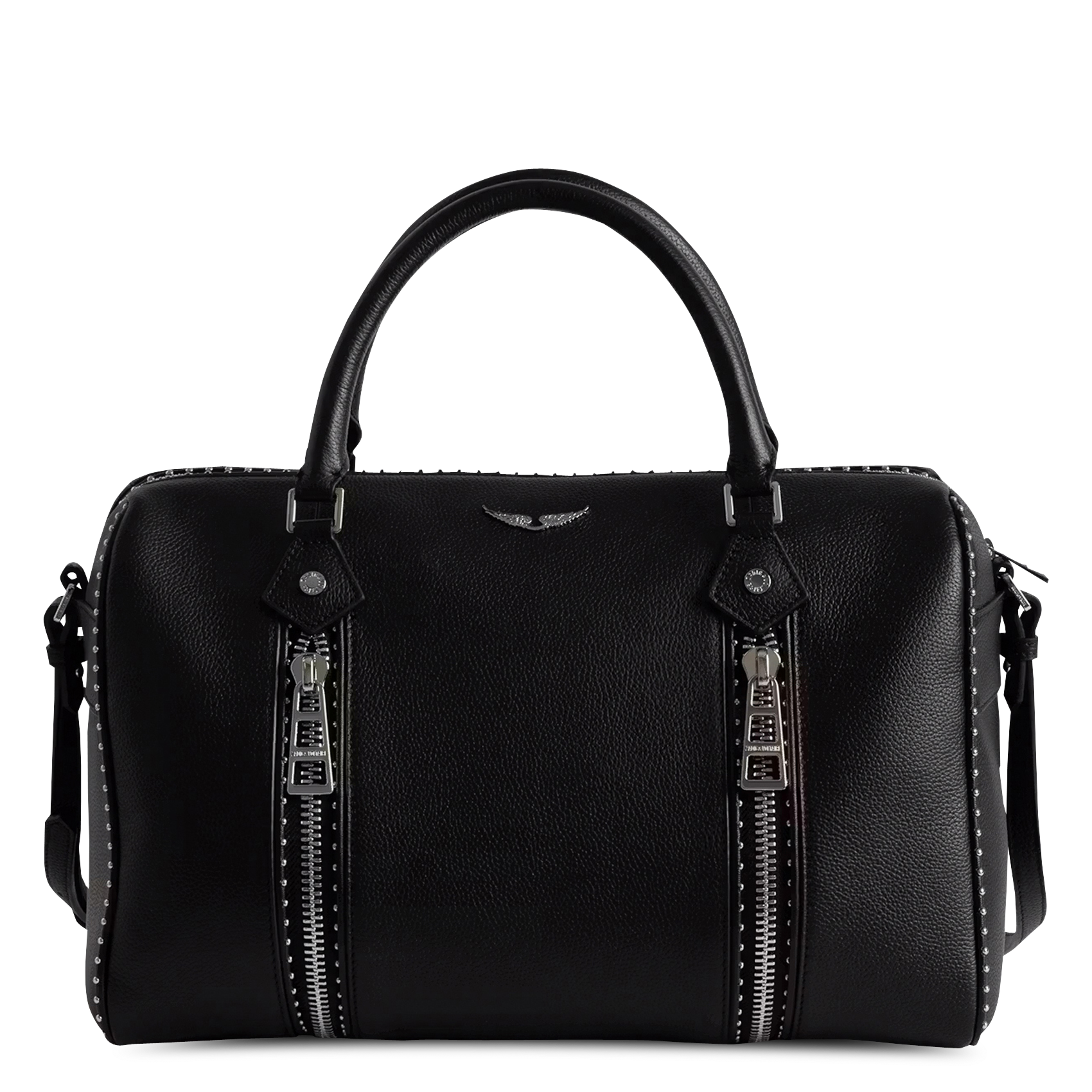 Leather tote bag ZADIG&VOLTAIRE Black