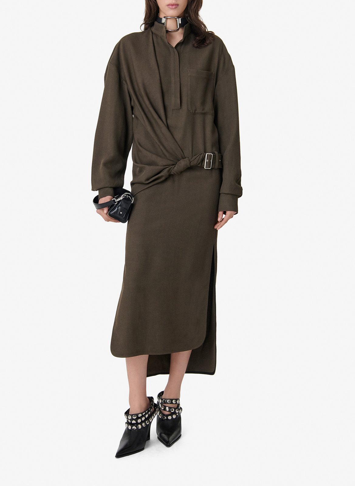 Weites Maxikleid IRO Braun