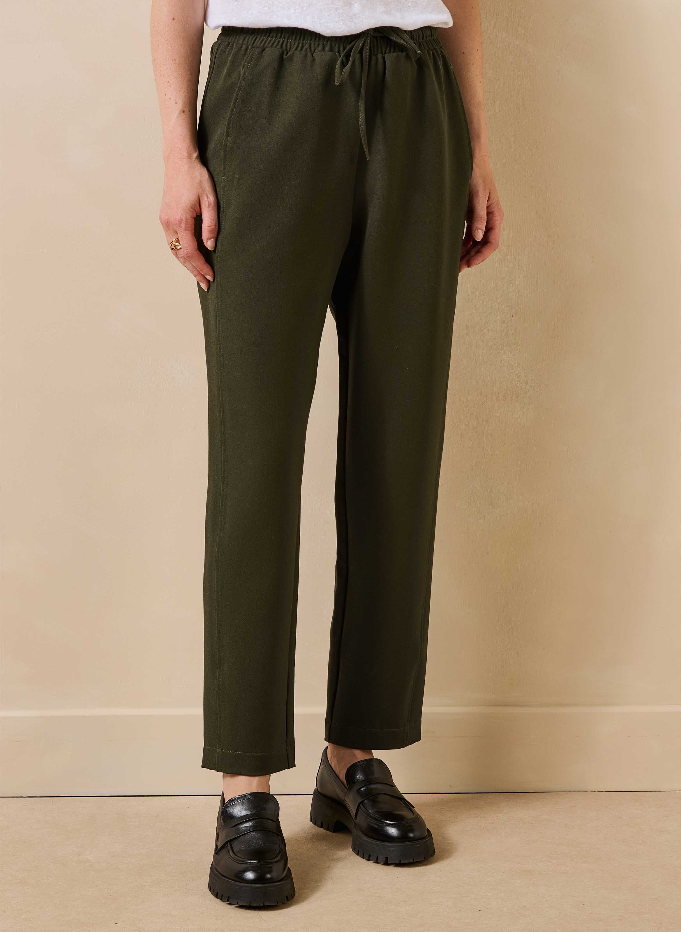 Pantalon carotte uni LA FEE MARABOUTEE