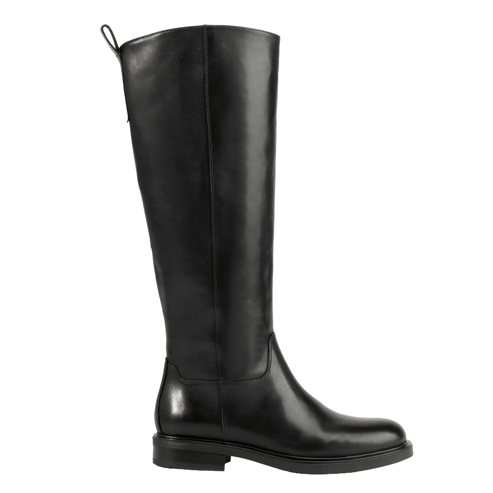 Bottes bout rond en cuir VAGABOND Noir
