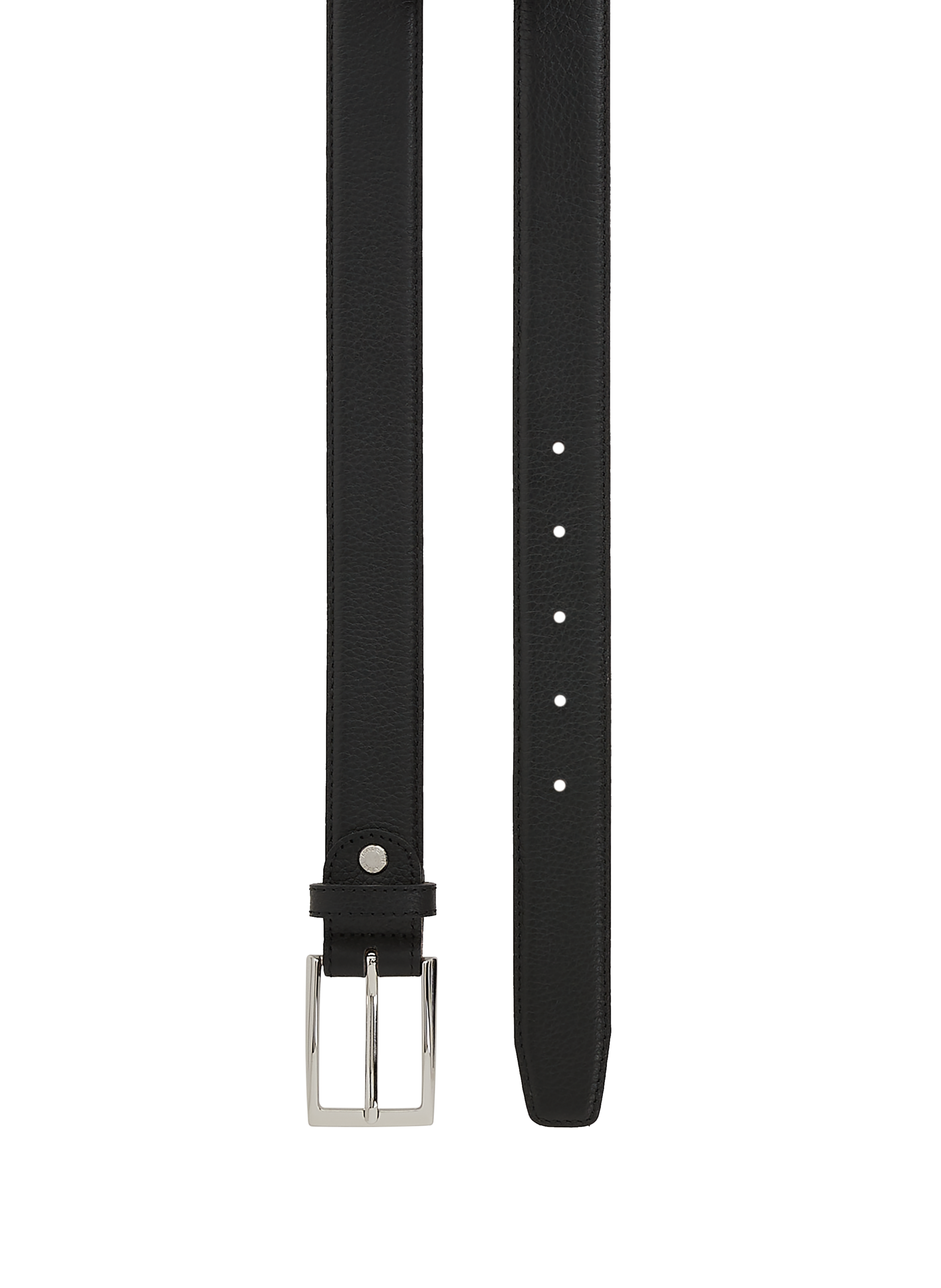 Grained leather belt cein alt a2738 grain chestnut AU PRINTEMPS PARIS Black