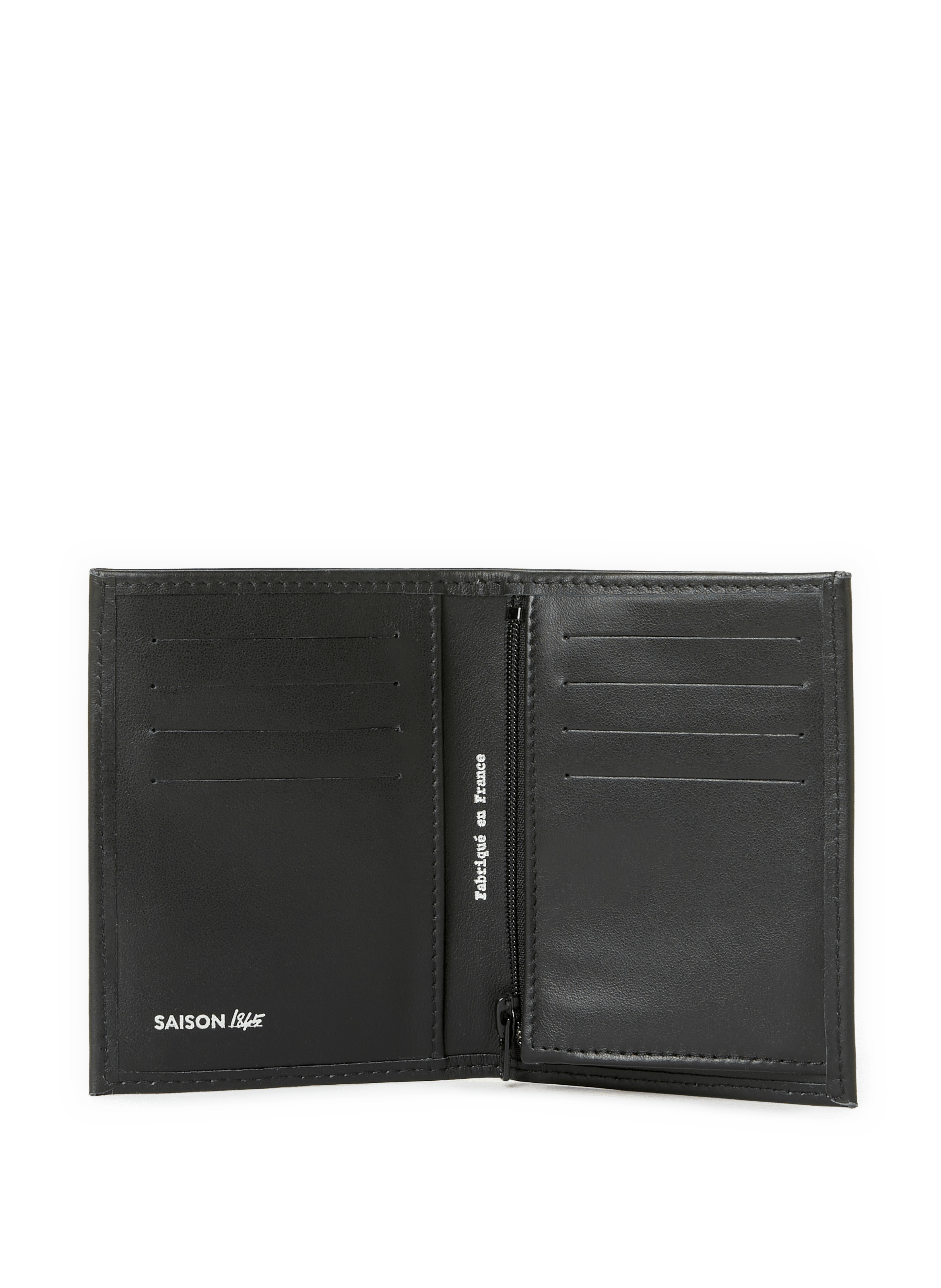 Leather card holder SAISON 1865 Black