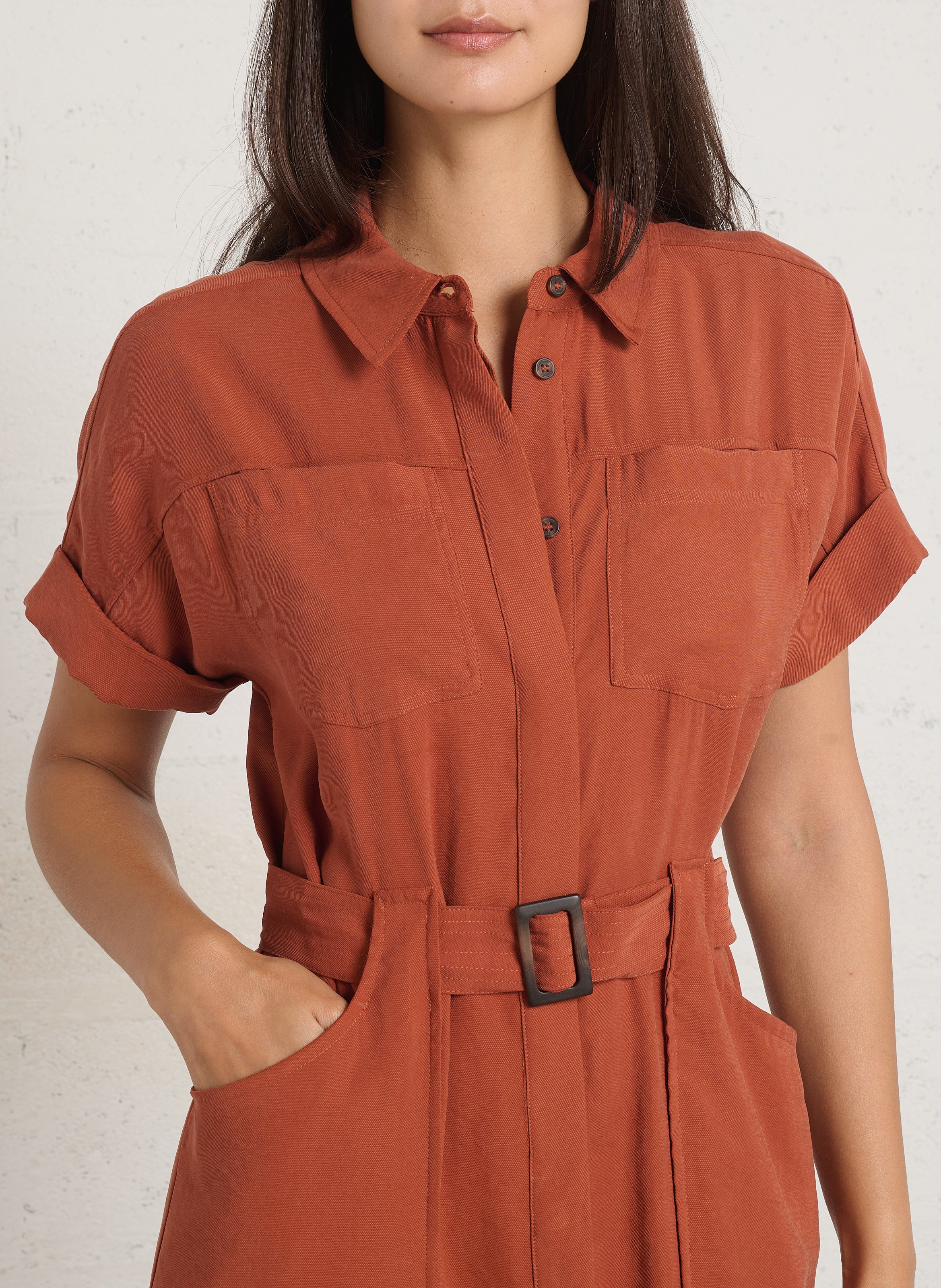 Fitted maxi dress MAISON 123 Red