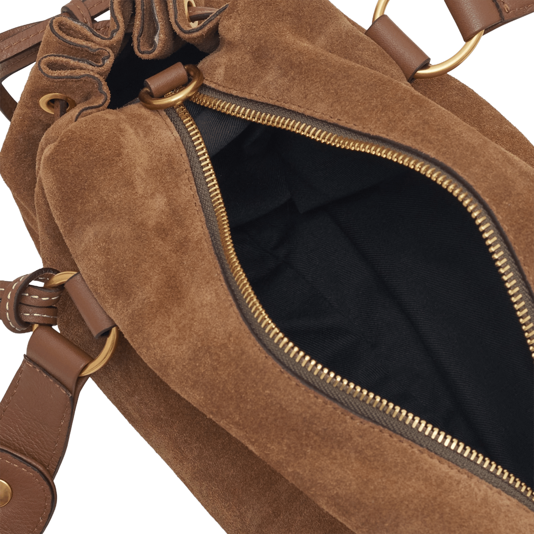Schultertasche aus Leder GERARD DAREL Braun