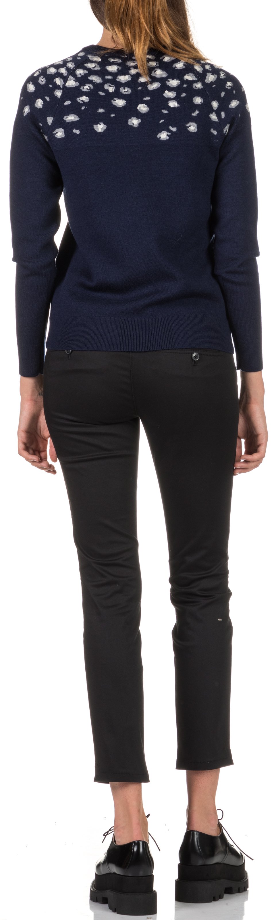 Pantalón slim tobillero de algodón MARC O'POLO Negro