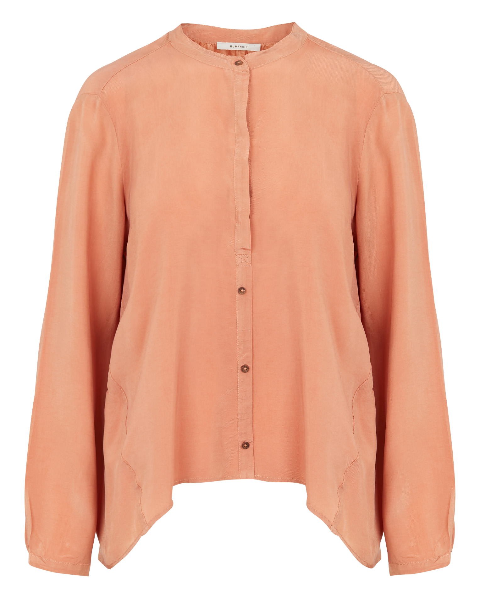 Chemisier droit à encolure tunisienne  HUMANOID Orange
