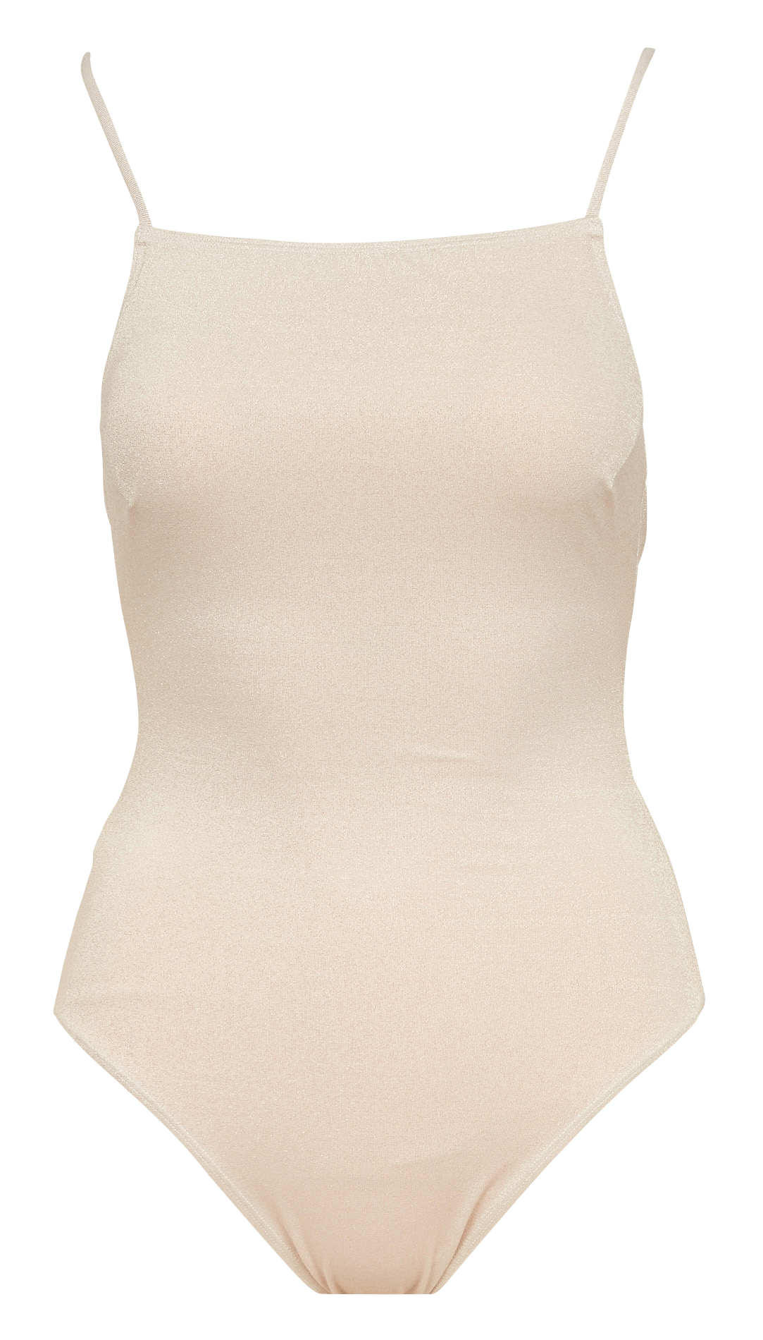 Glanzend badpak THE NEW SOCIETY Goudkleurig