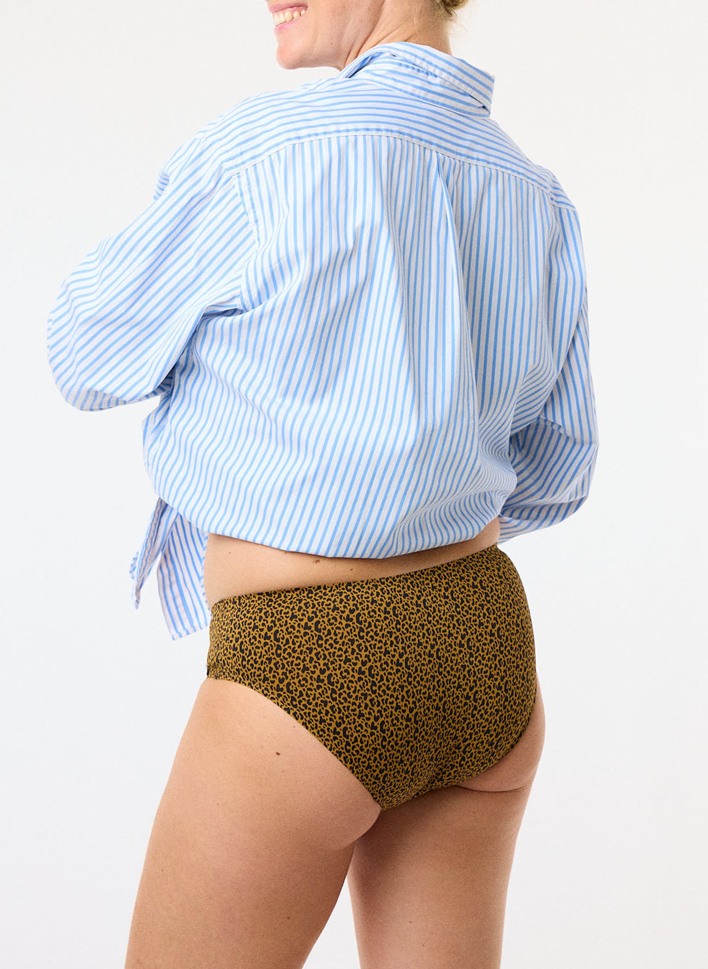 Bedruckte Menstruationsunterhose SMOON Beige