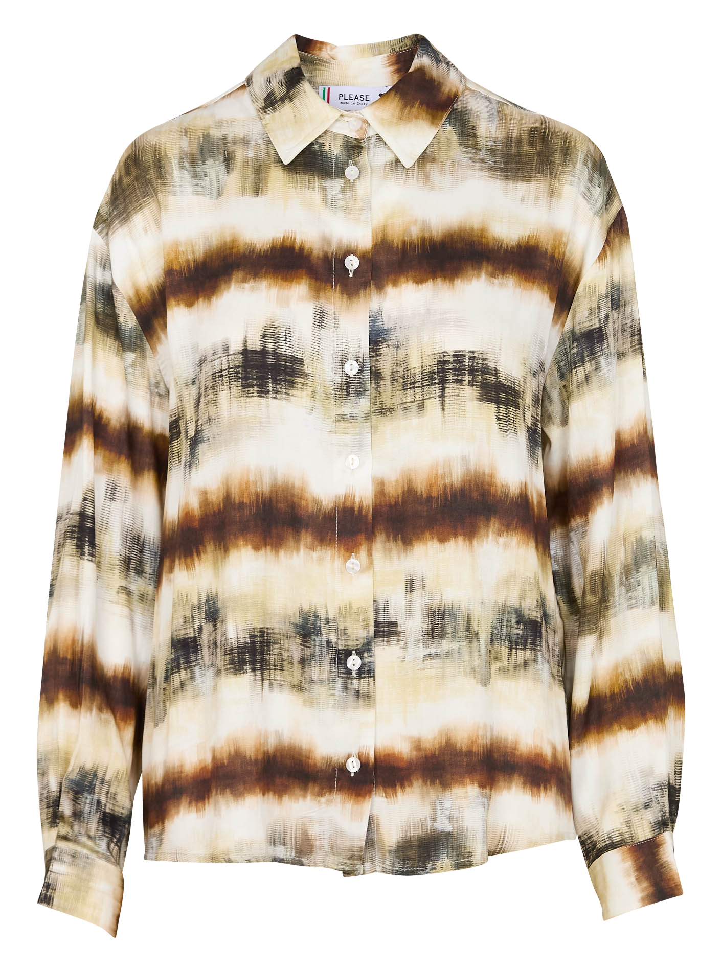 Klassisches Hemd PLEASE Beige