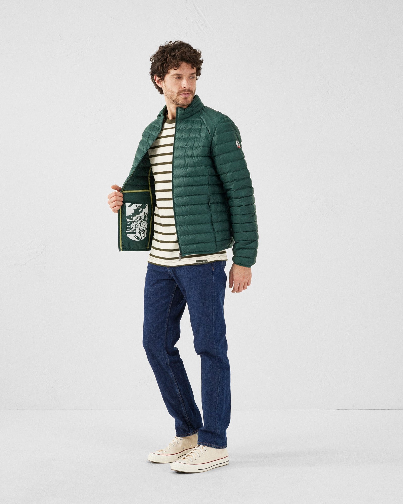 Lightweight padded jacket JOTT Green