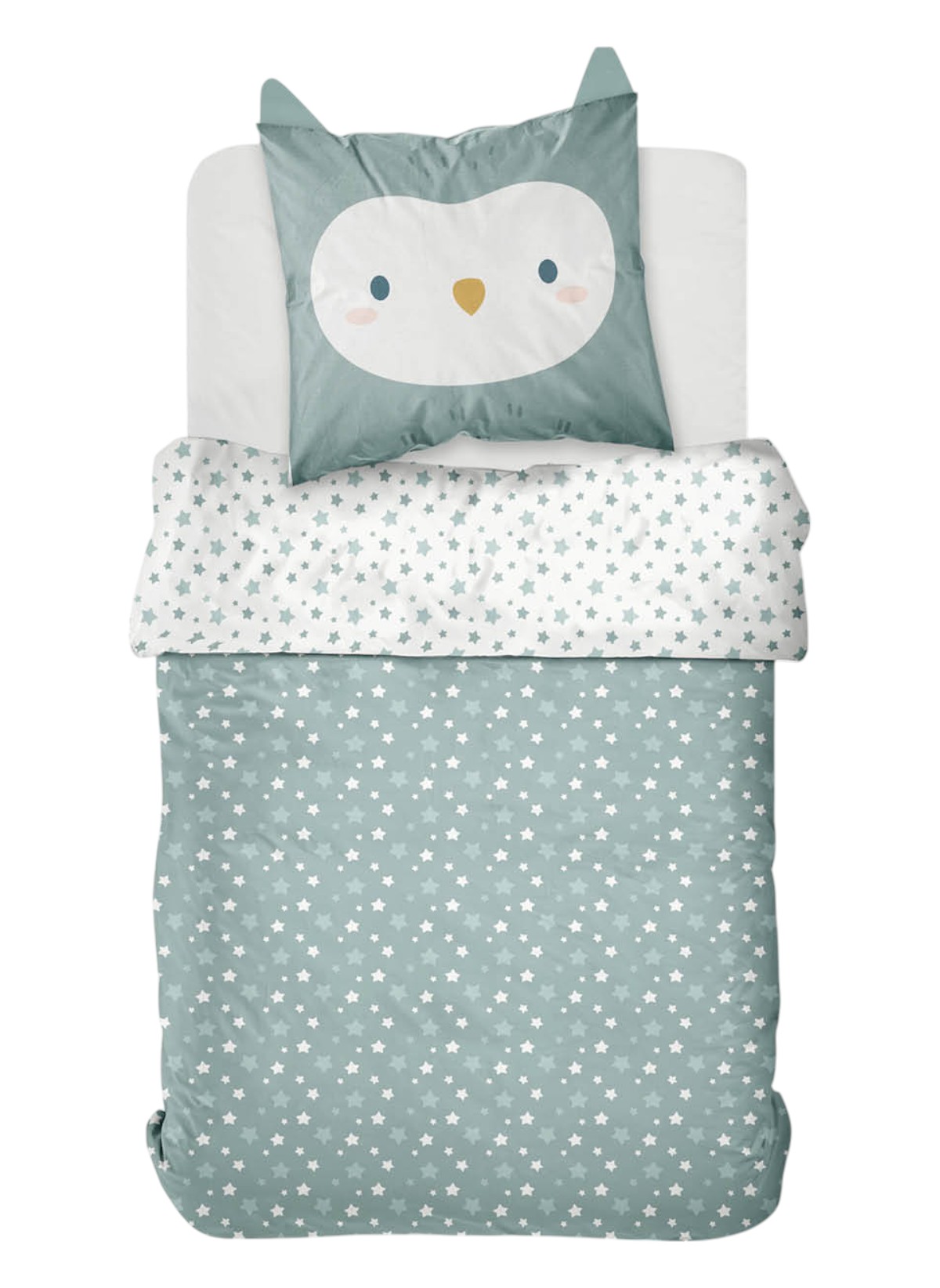 Printed cotton bed set TODAY LINGE DE MAISON Green