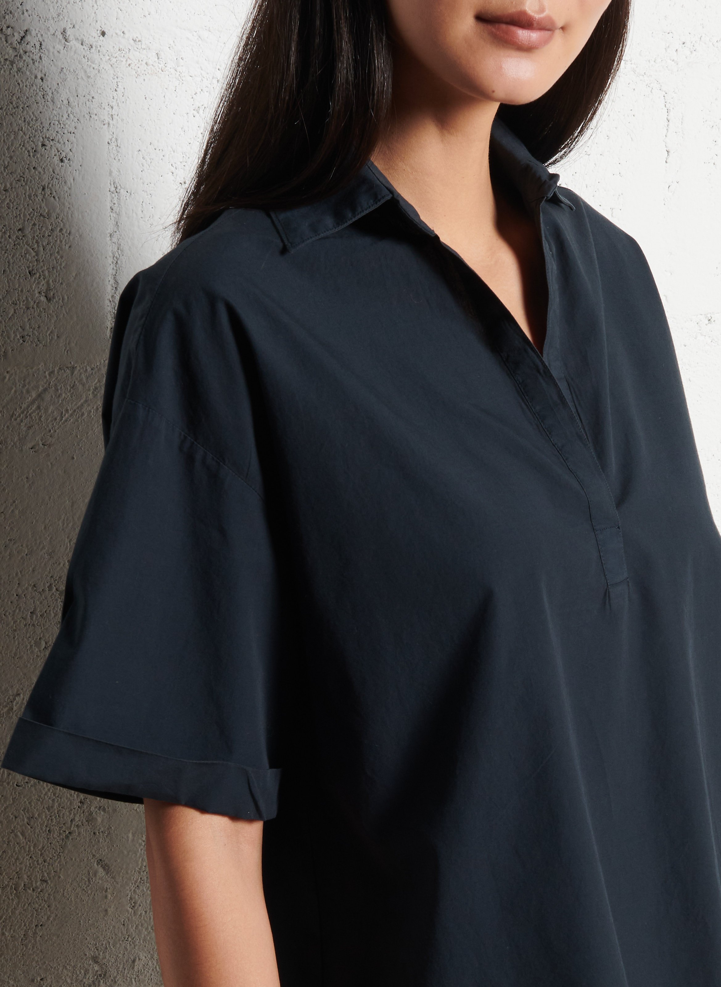 Chemise ample manches courtes  DIEGA Bleu