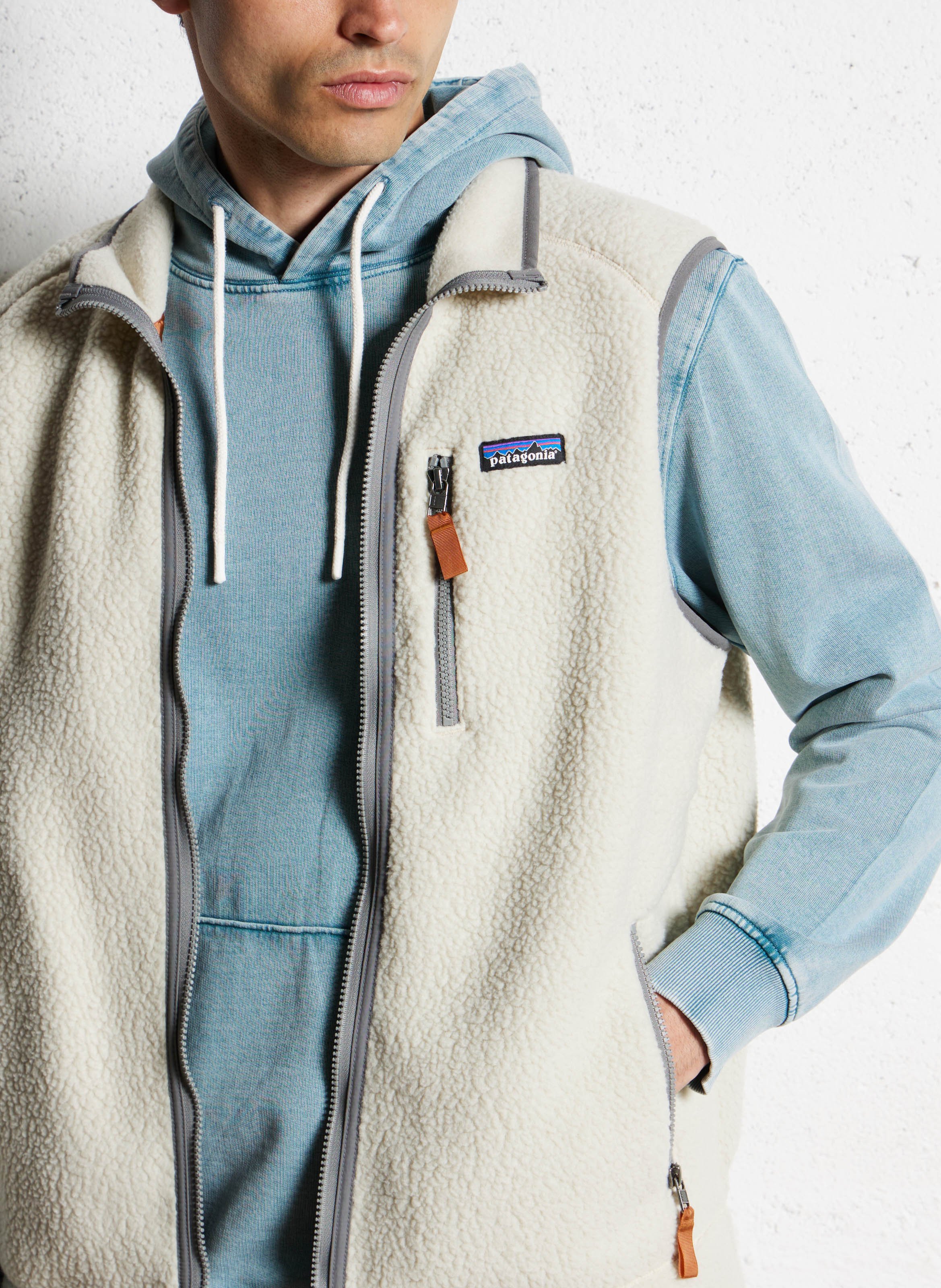 Sleeveless fleece PATAGONIA Beige