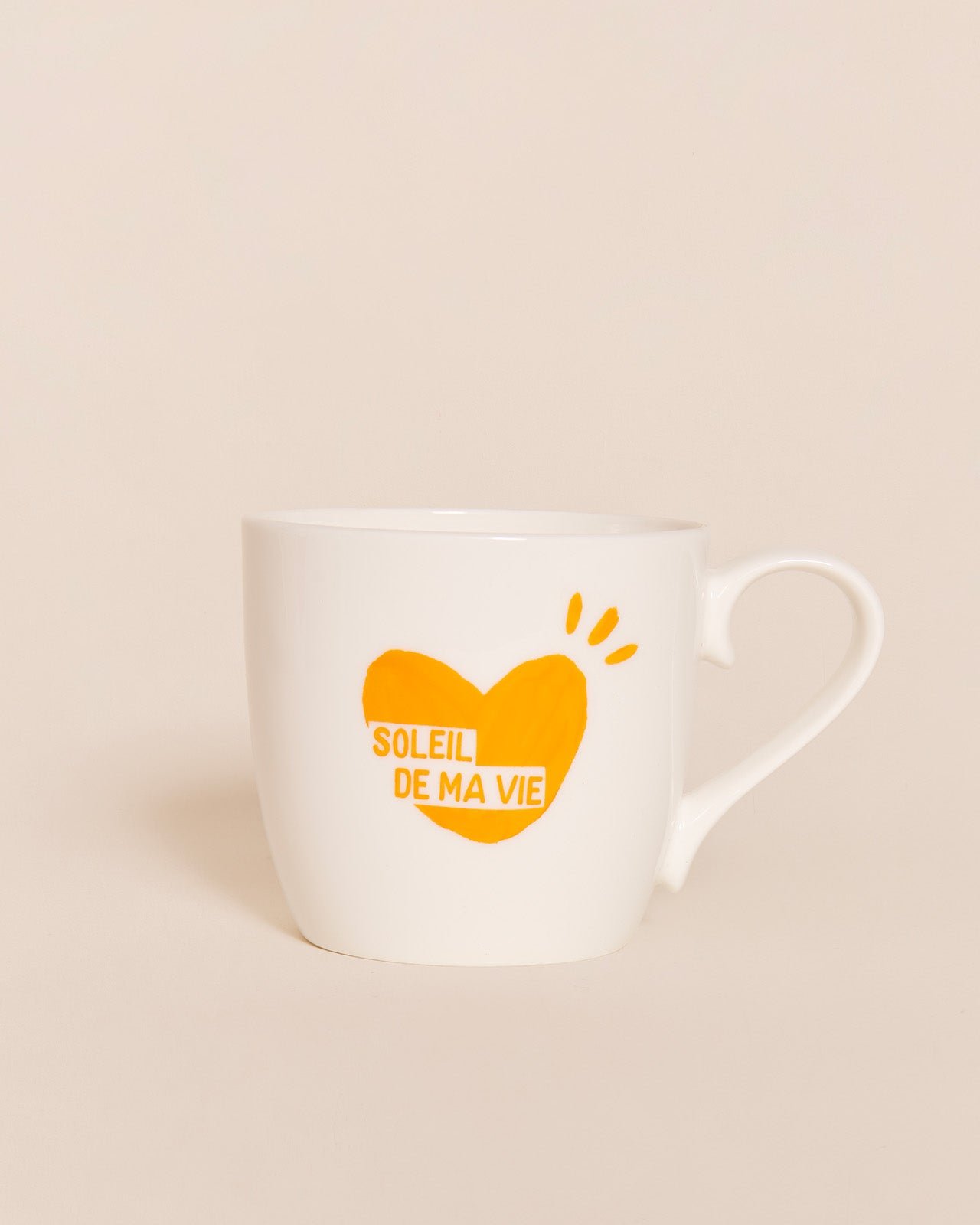 Le mug soleil de ma vie EMOI EMOI Jaune