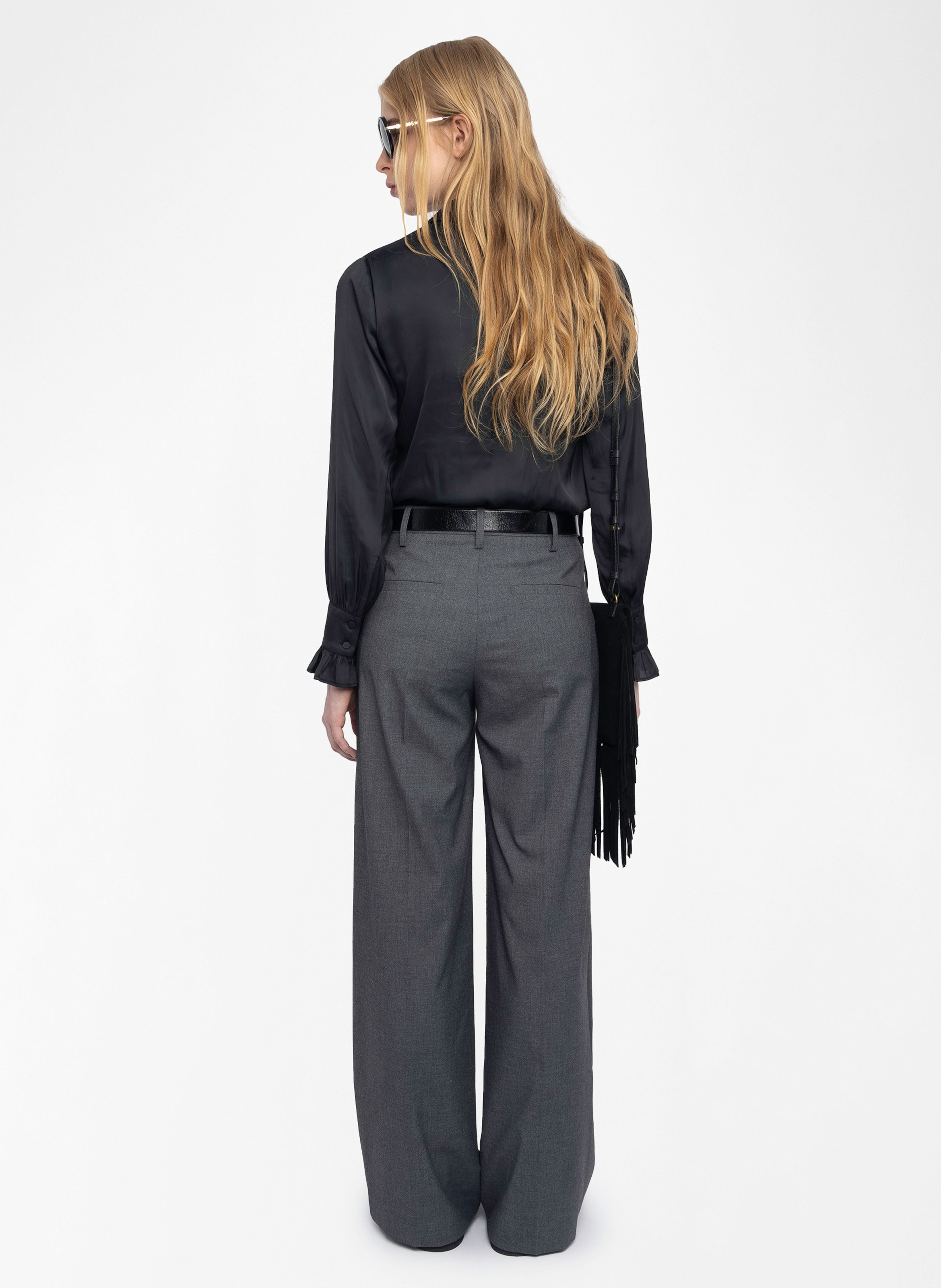 Pantaloni tailleur ampi ZADIG&VOLTAIRE Grigio