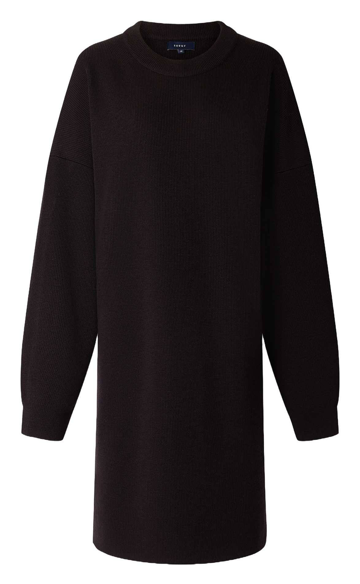 Robe pull col rond SOEUR Marron