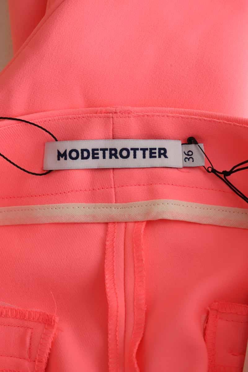 Pink straight-leg trousers MODETROTTER - Seconde Main Pink