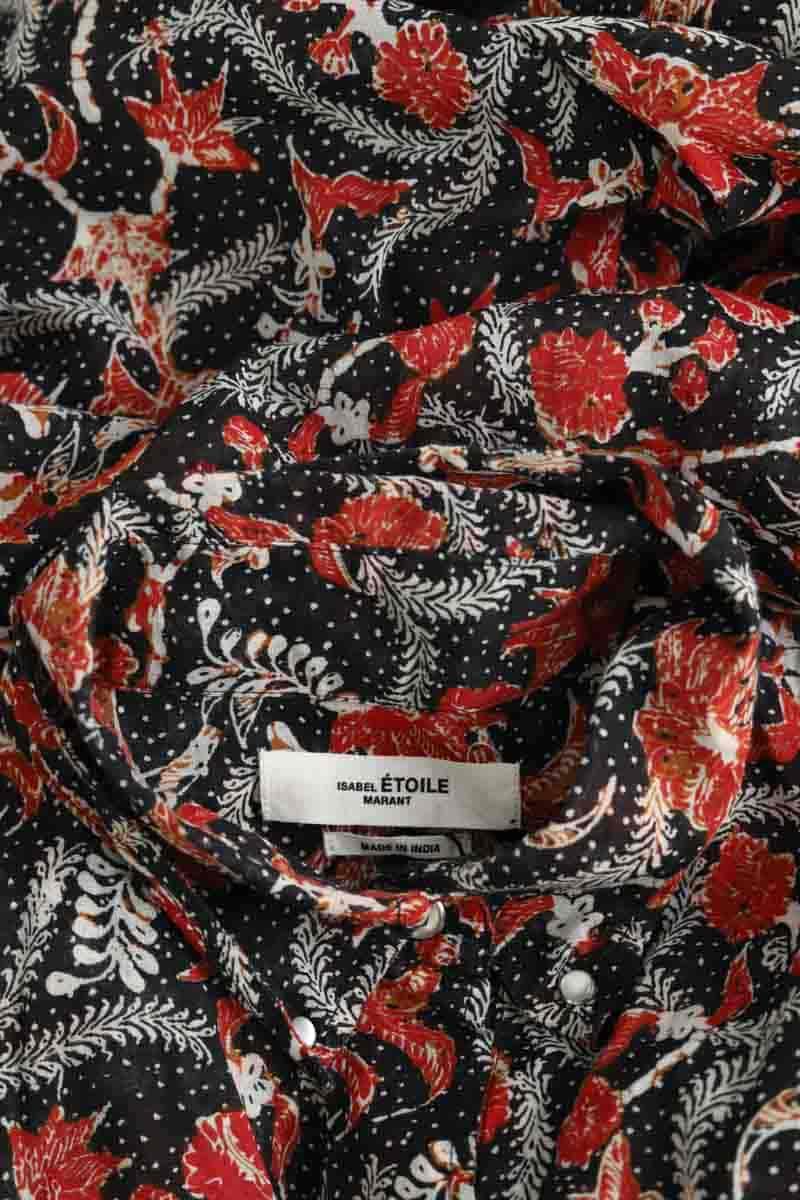 Cotton dress ISABEL MARANT ÉTOILE - SECONDE MAIN Black