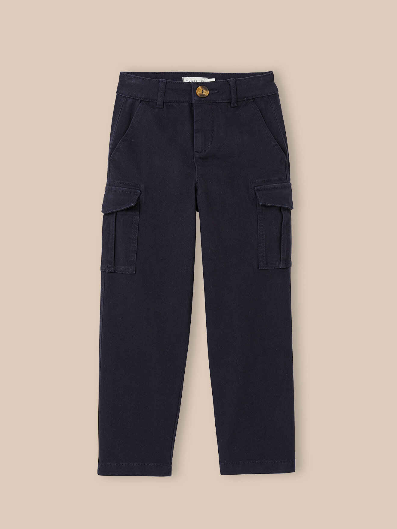 Cargo pants CYRILLUS Blue